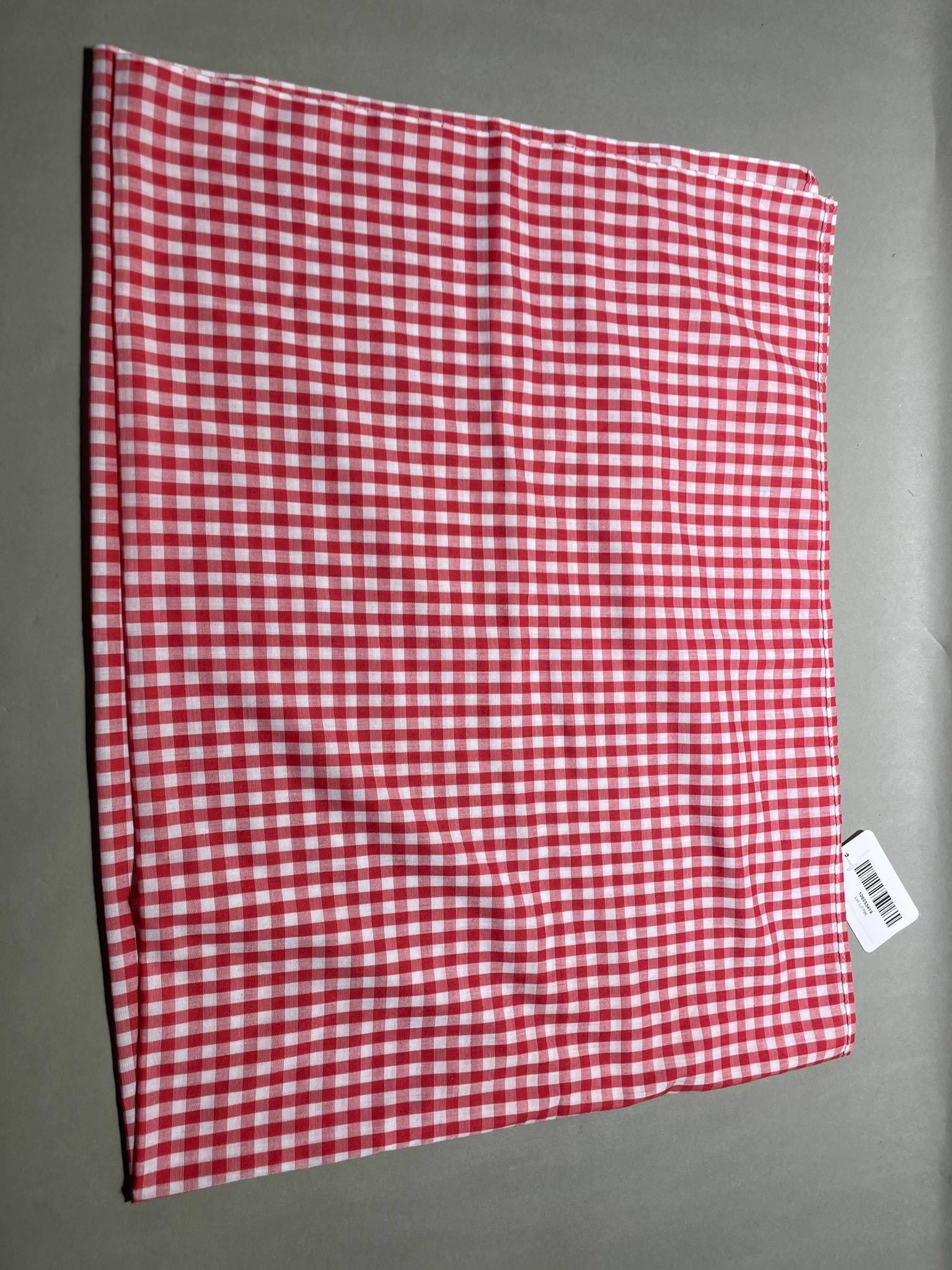 Red and White Small Gingham Tablecloth