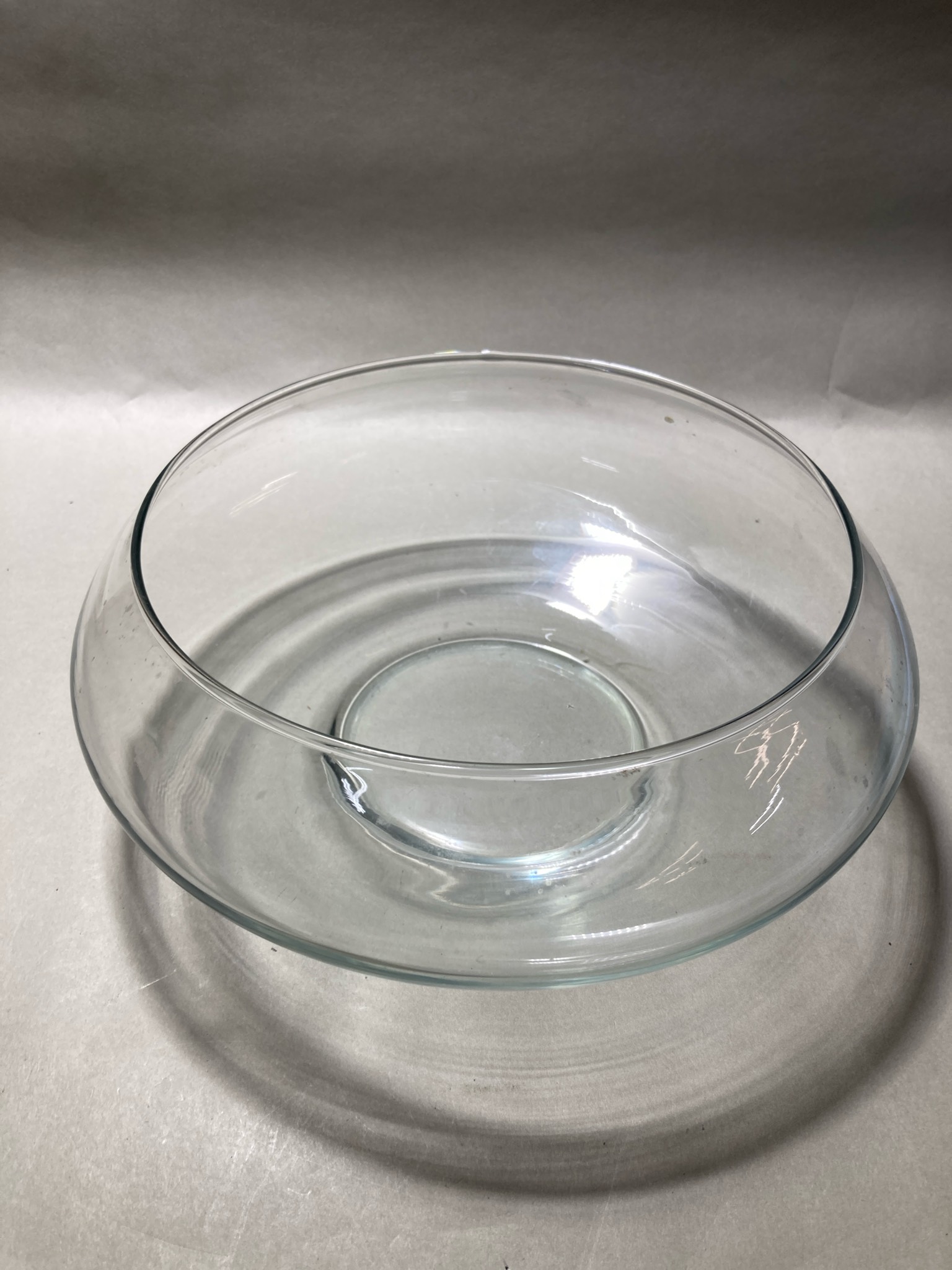 Clear Round Glass Bowl
