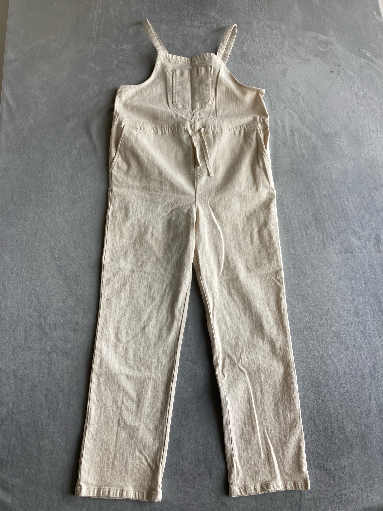 Free Assembly Cream Twill Bib Overalls Size XXL (18)