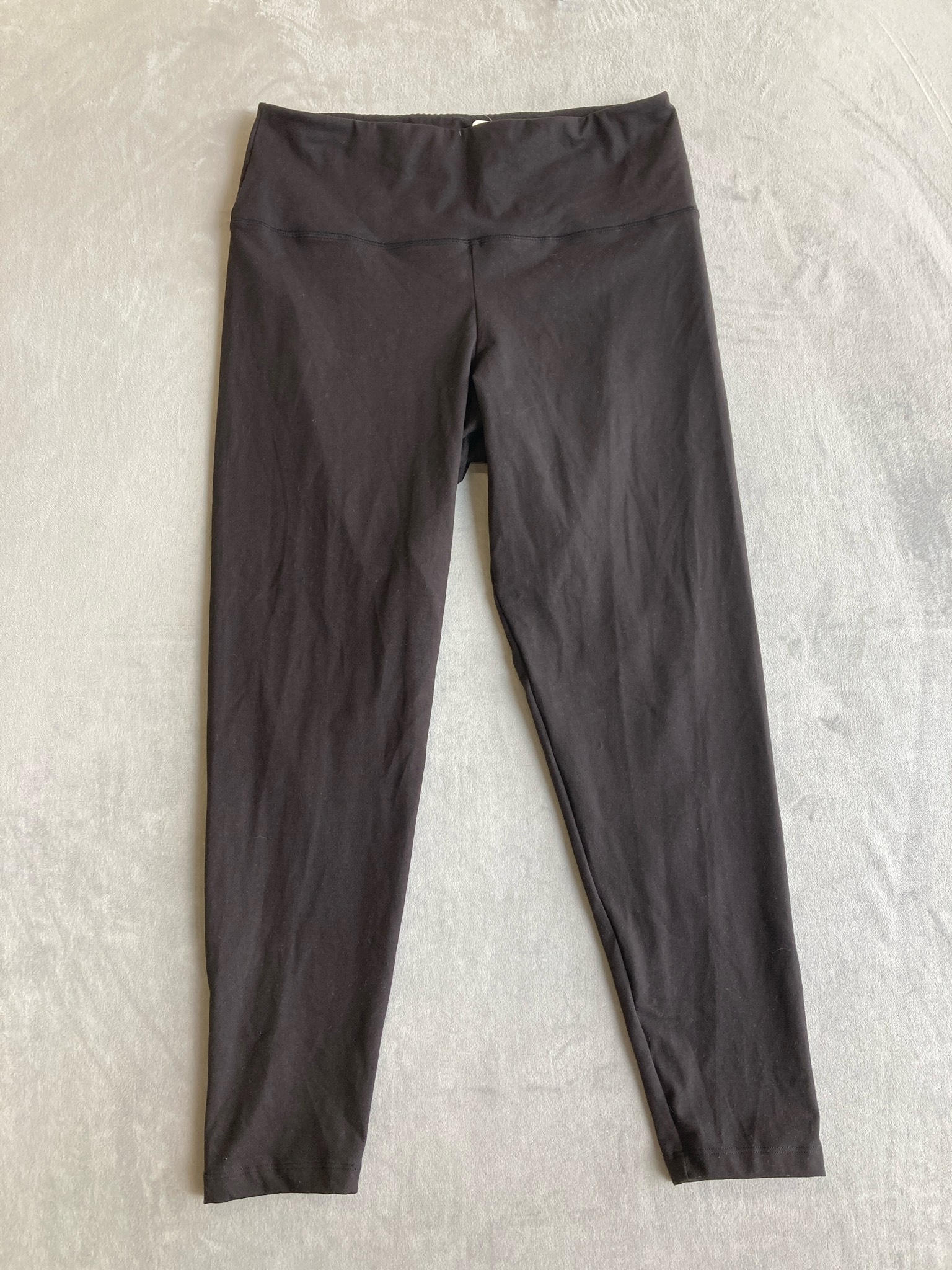 Felina Black Polyester-Spandex Leggings Size XL