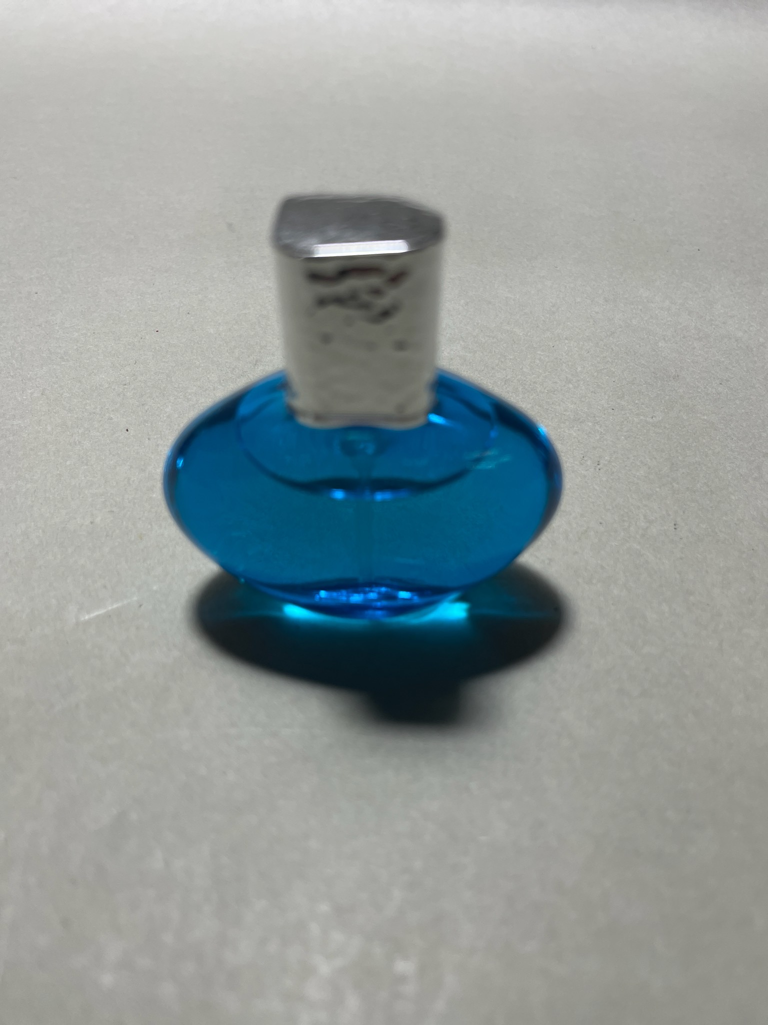 Blue Glass Perfume Bottle Size Small