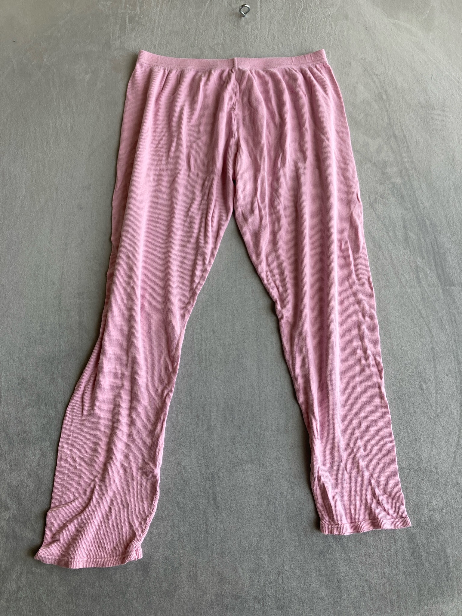 Jockey Pink Waffle Knit Thermal Bottoms