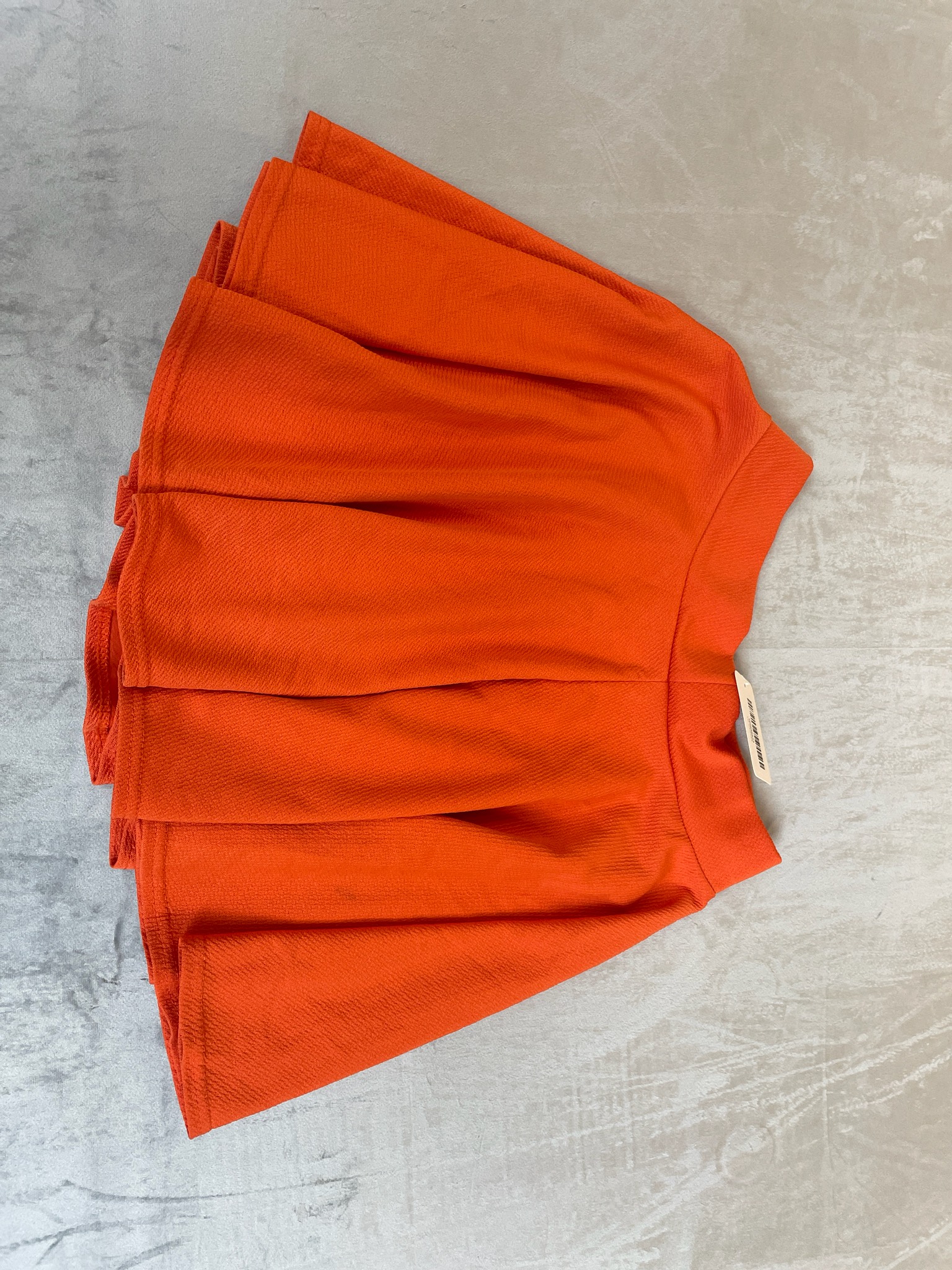 URBAN Orange Textured Knit Skirt