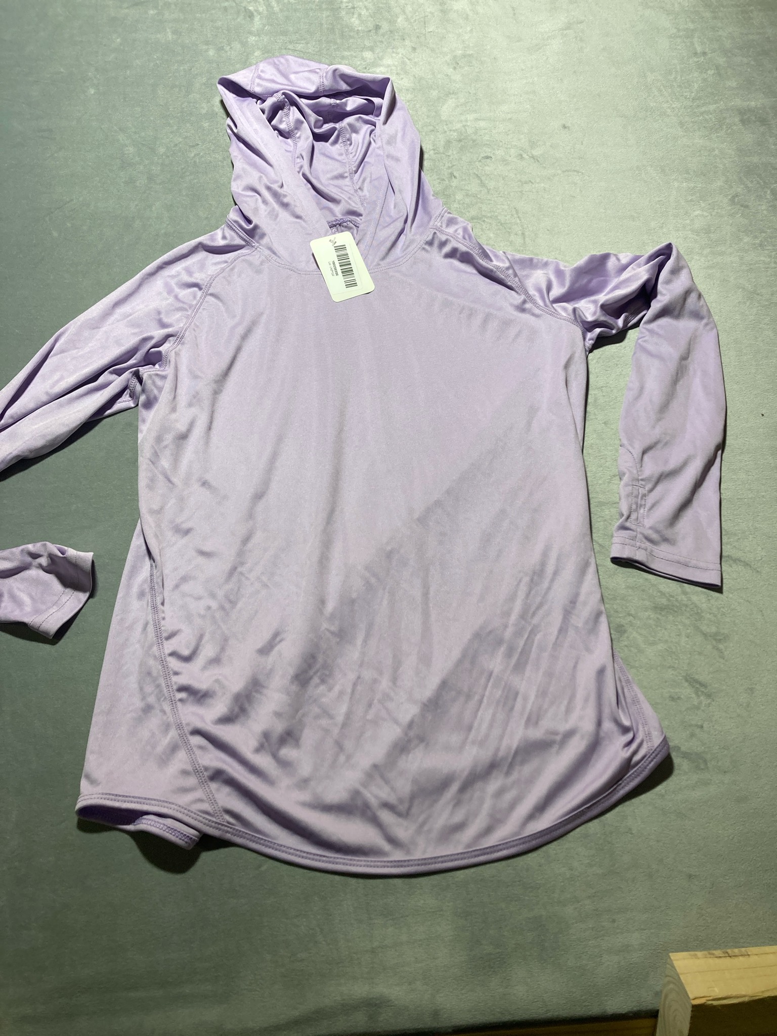 Liberty Pro Lavender Polyester Hooded Long-Sleeve Pullover Size Medium