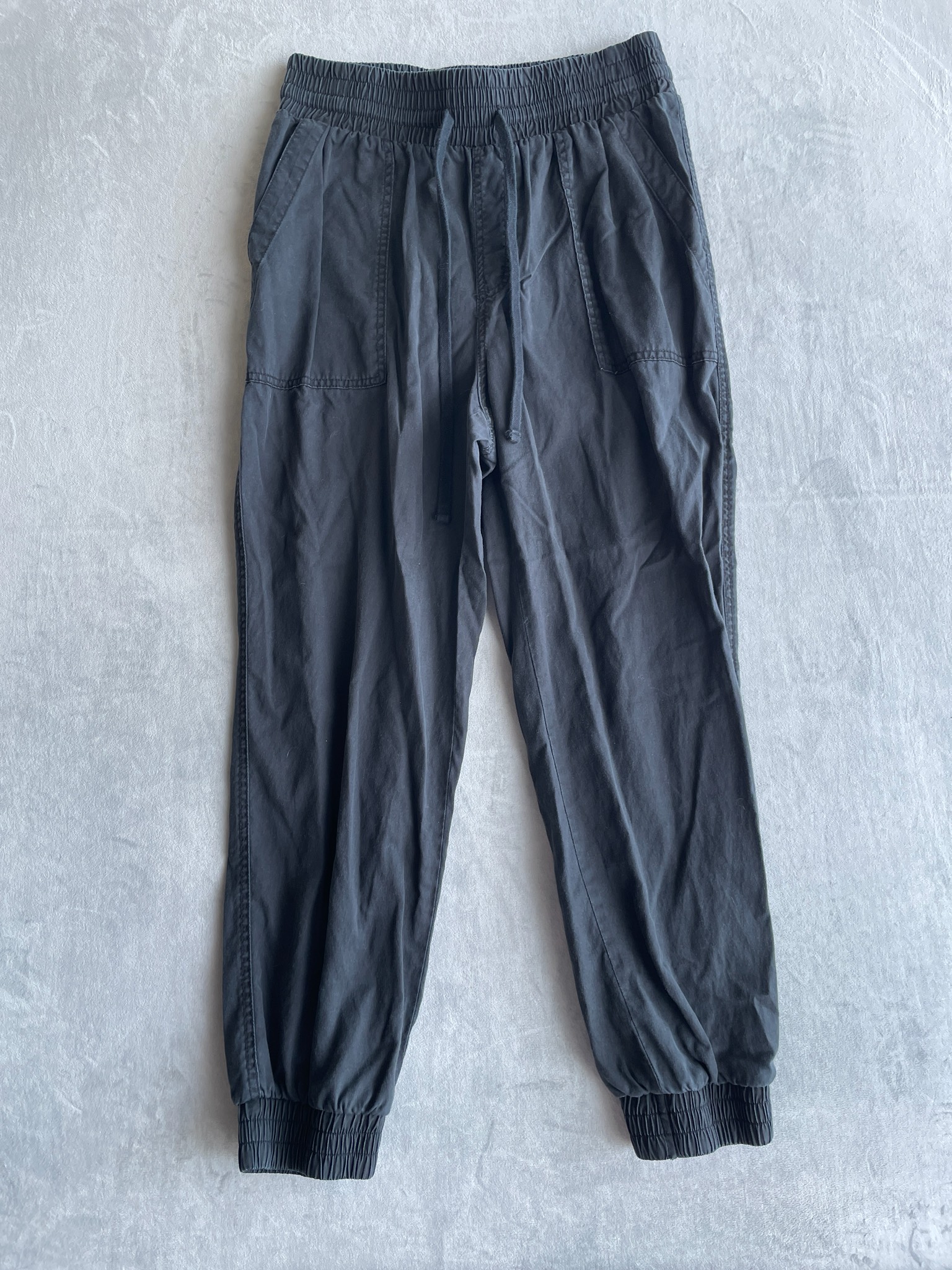 a new day Black Woven Jogger Pants Size M