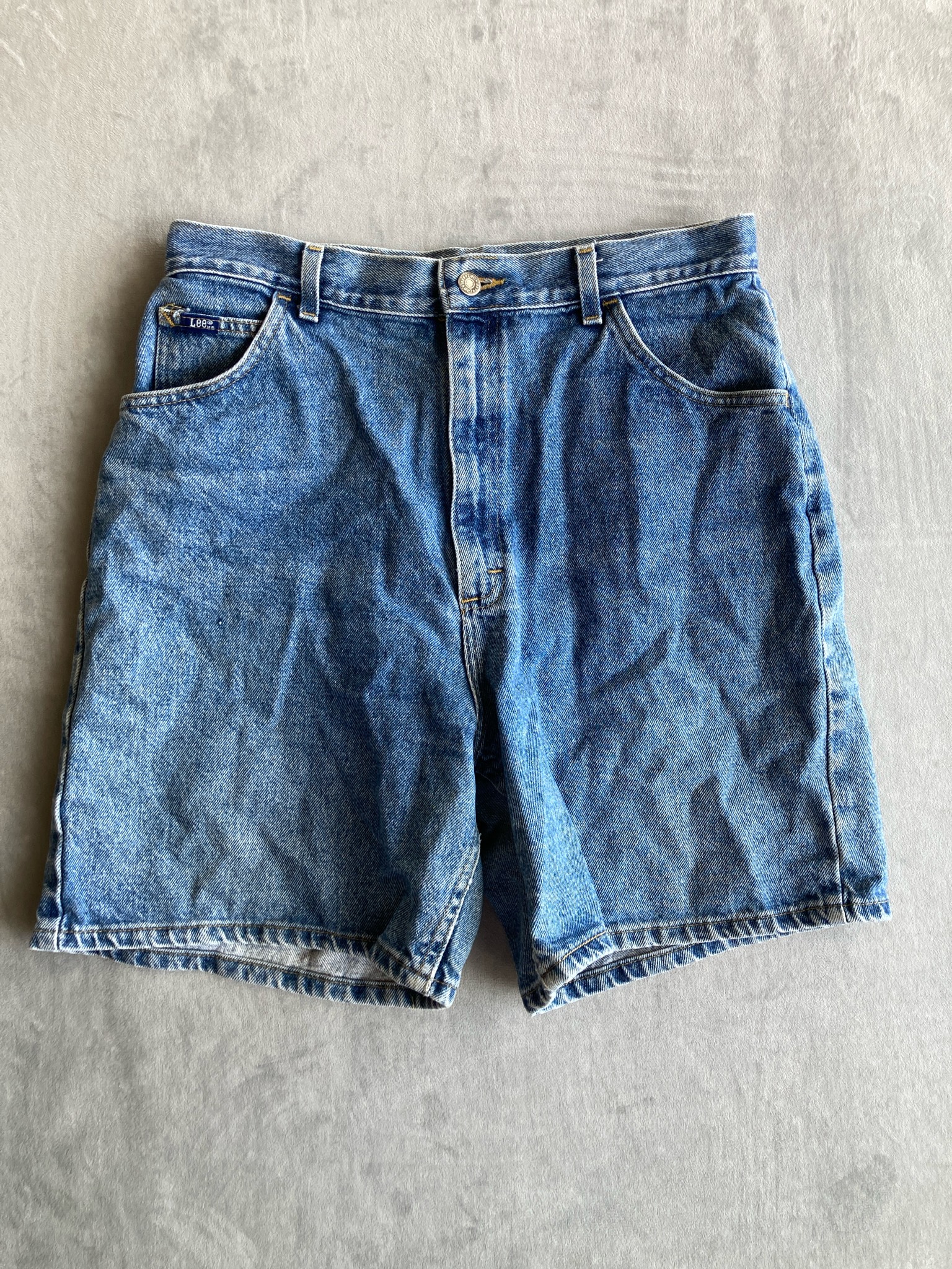 Lee Medium Blue Denim Shorts