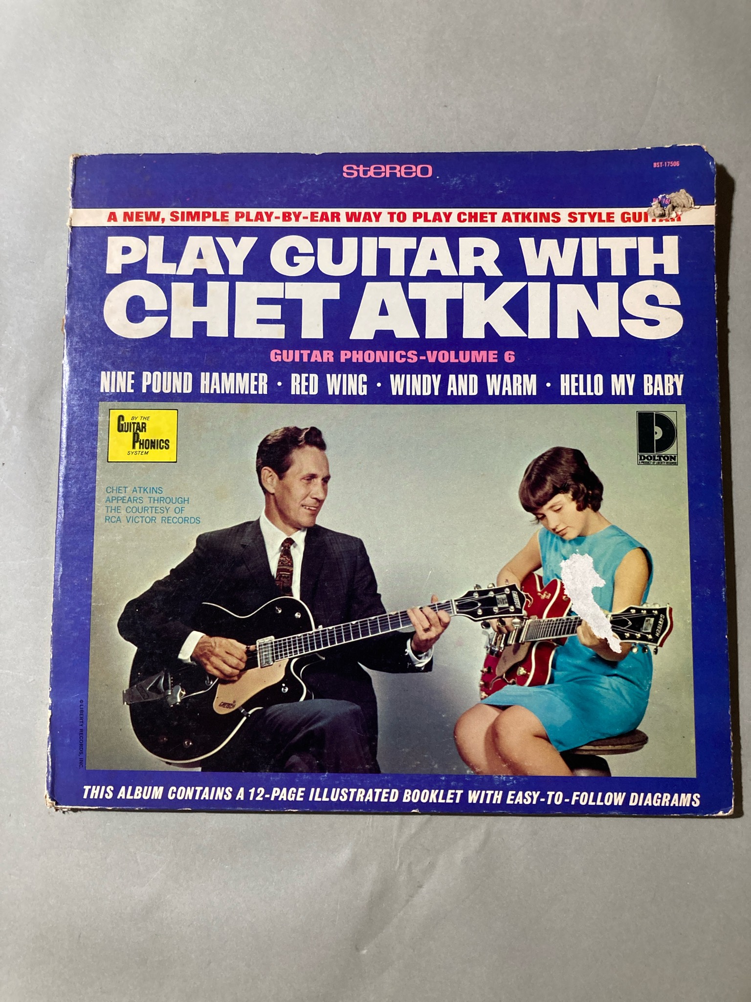 Dolton Play Guitar With Chet Atkins LP Size 12-inch LP