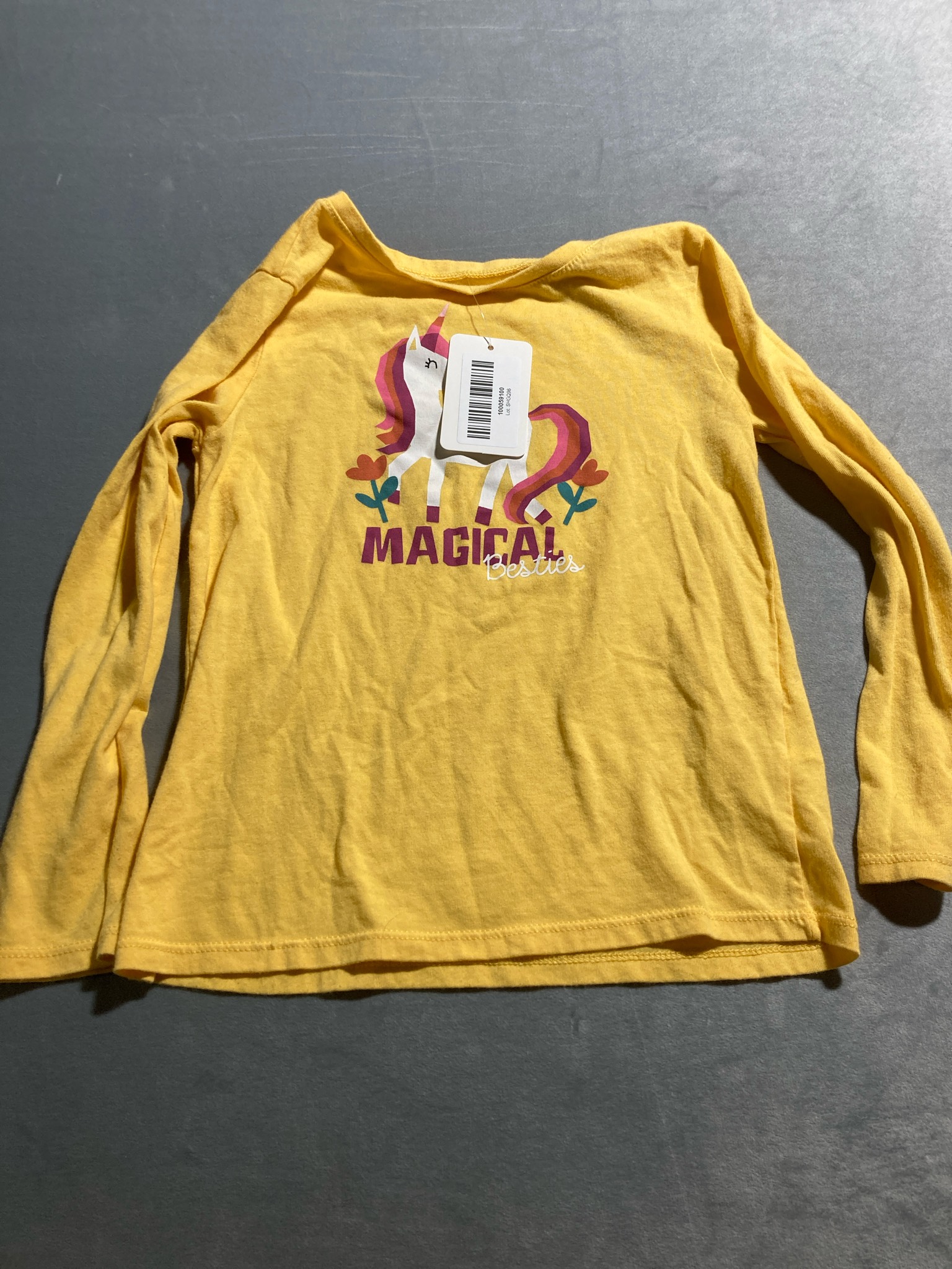 Garanimals yellow graphic long sleeve shirt size 5T