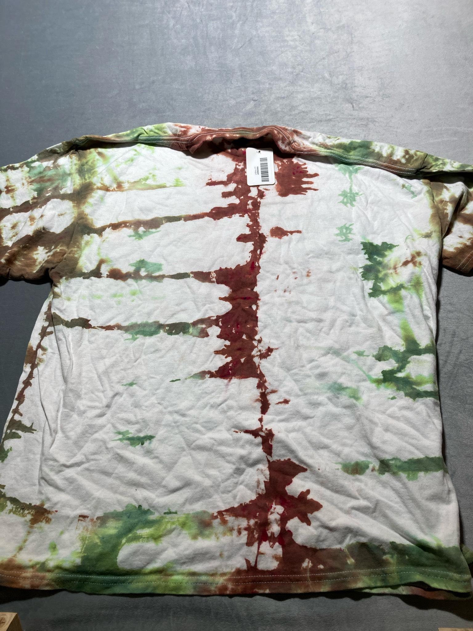 White Tie-Dye Jersey T-Shirt