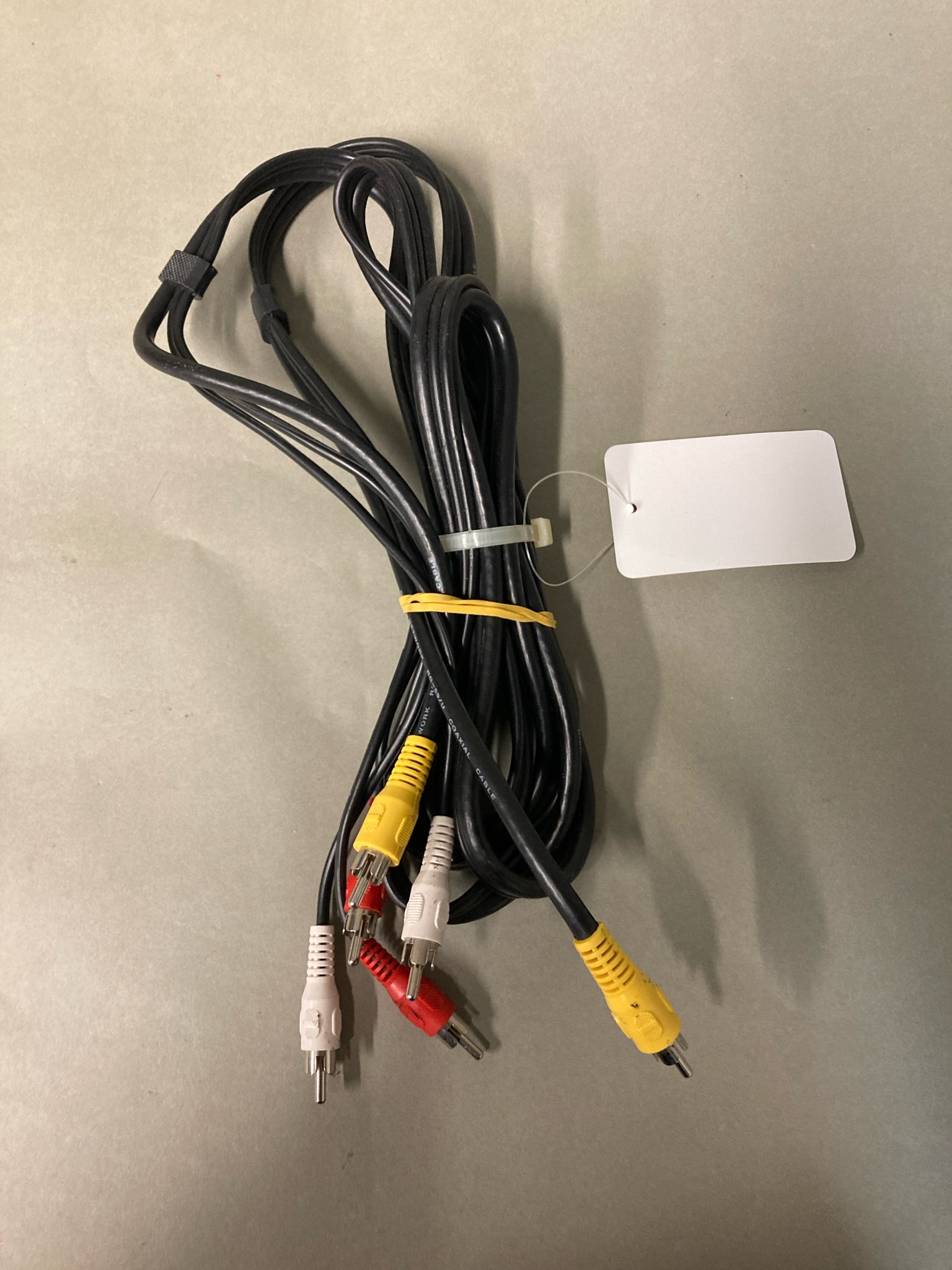 Black Composite RCA Cable