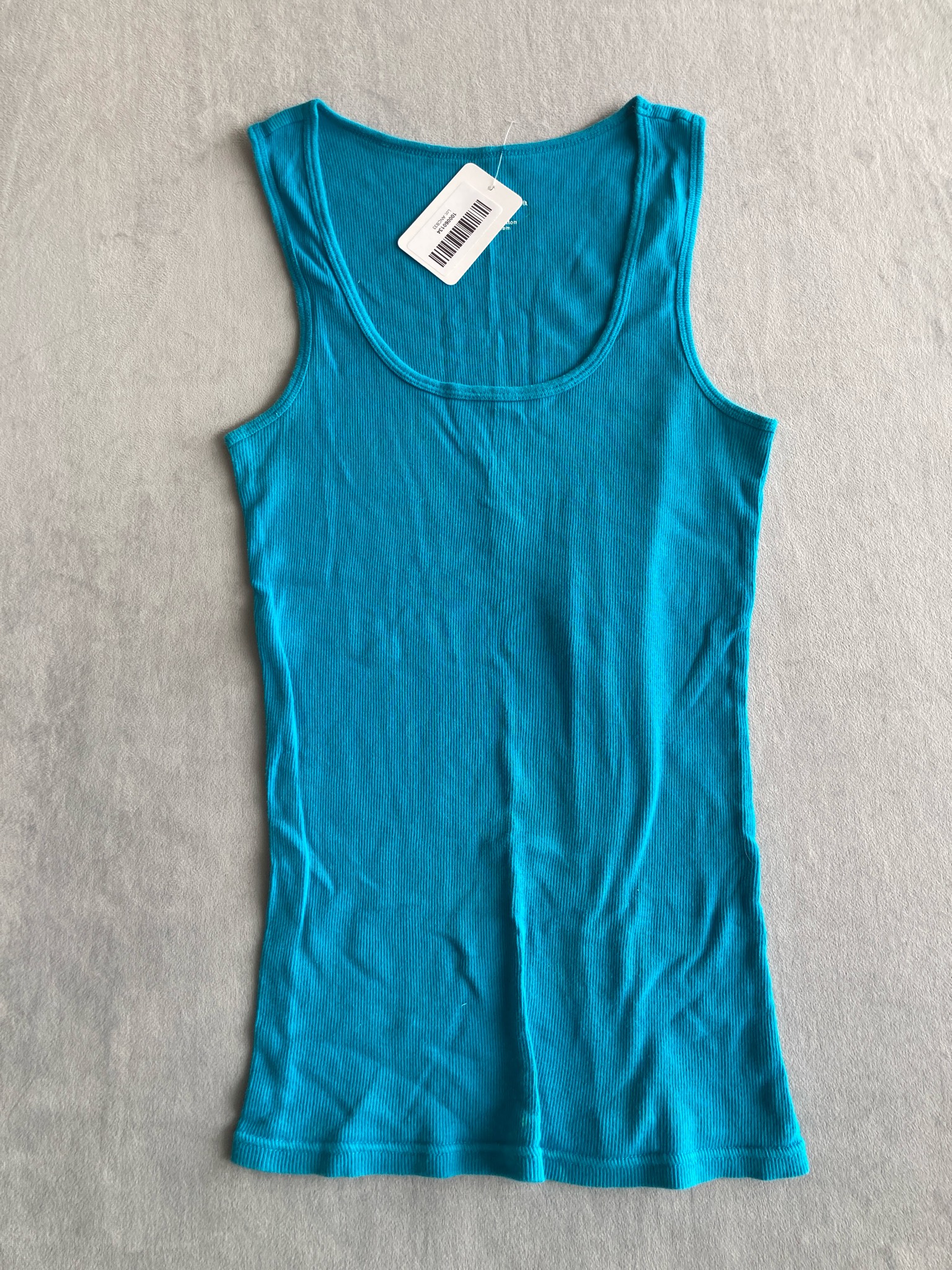 Seed Supply Co. Turquoise Organic Cotton Tank Top Size M (8/10)
