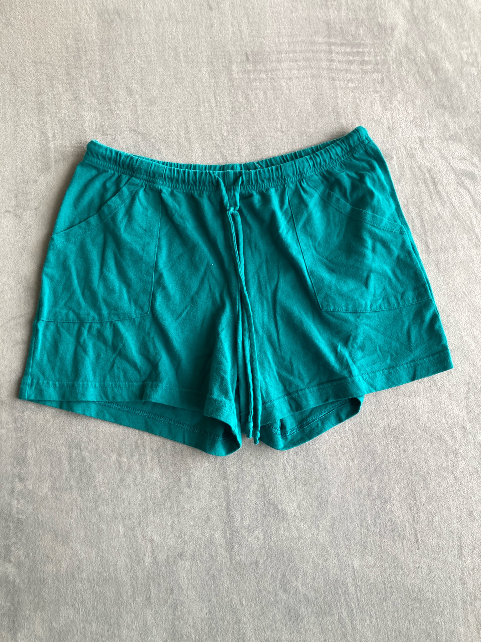 MALLEY & Teal Cotton-Blend Sleep Shorts Size S/P