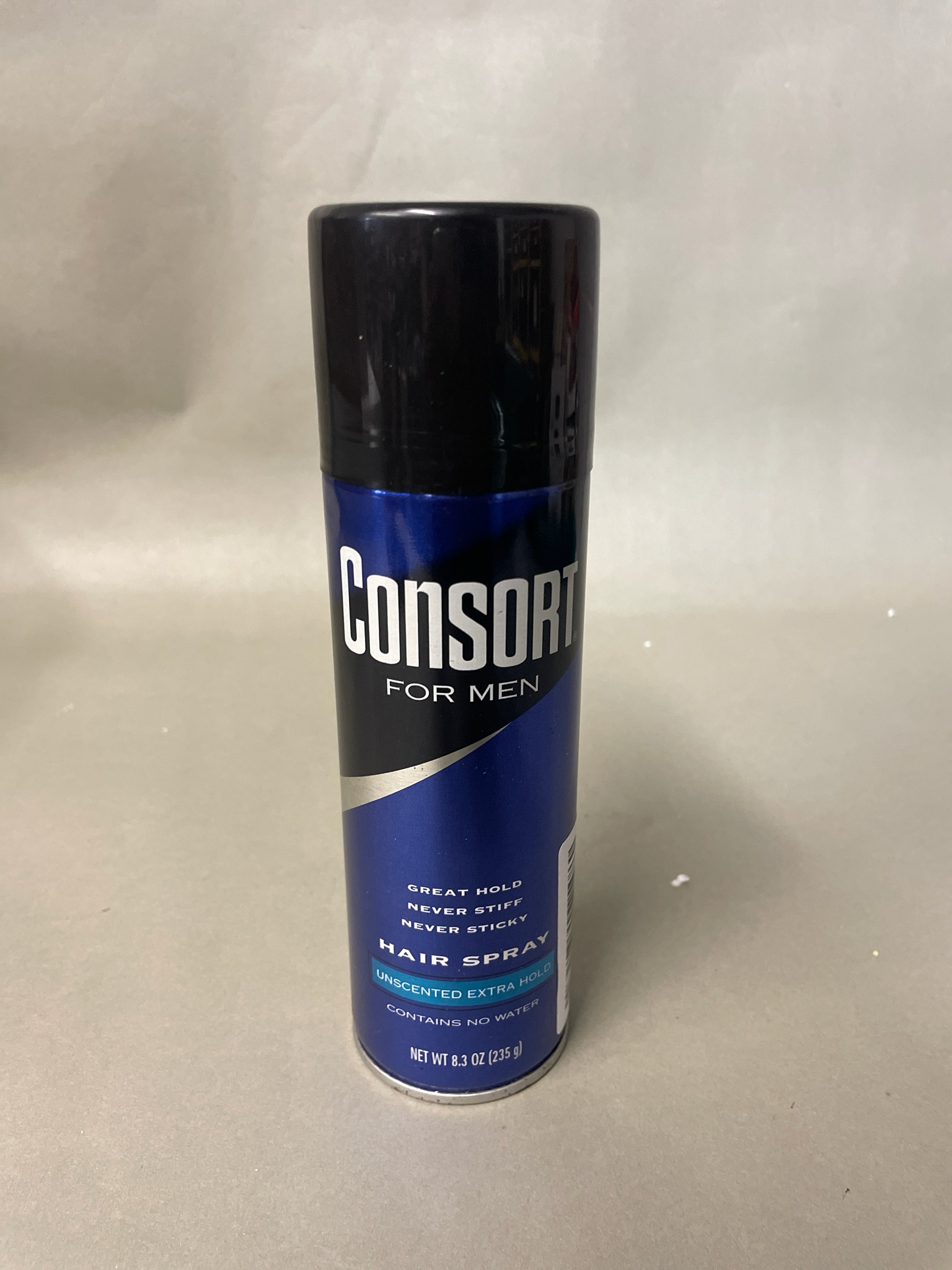 Consort Blue Unscented Extra Hold Hairspray Size 8.3 oz (235 g)