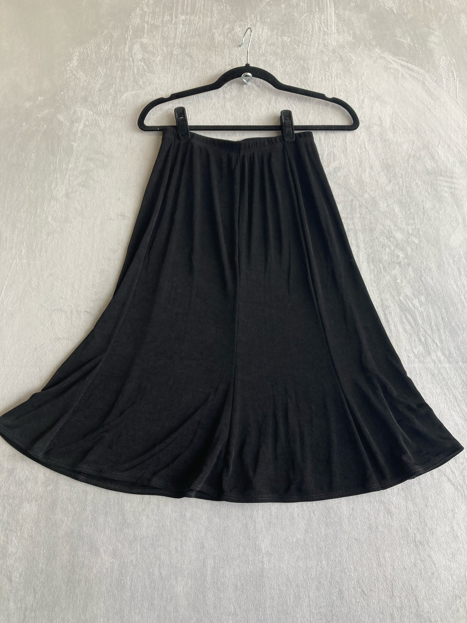 Choices Black Acetate Blend Skirt Size Size PM