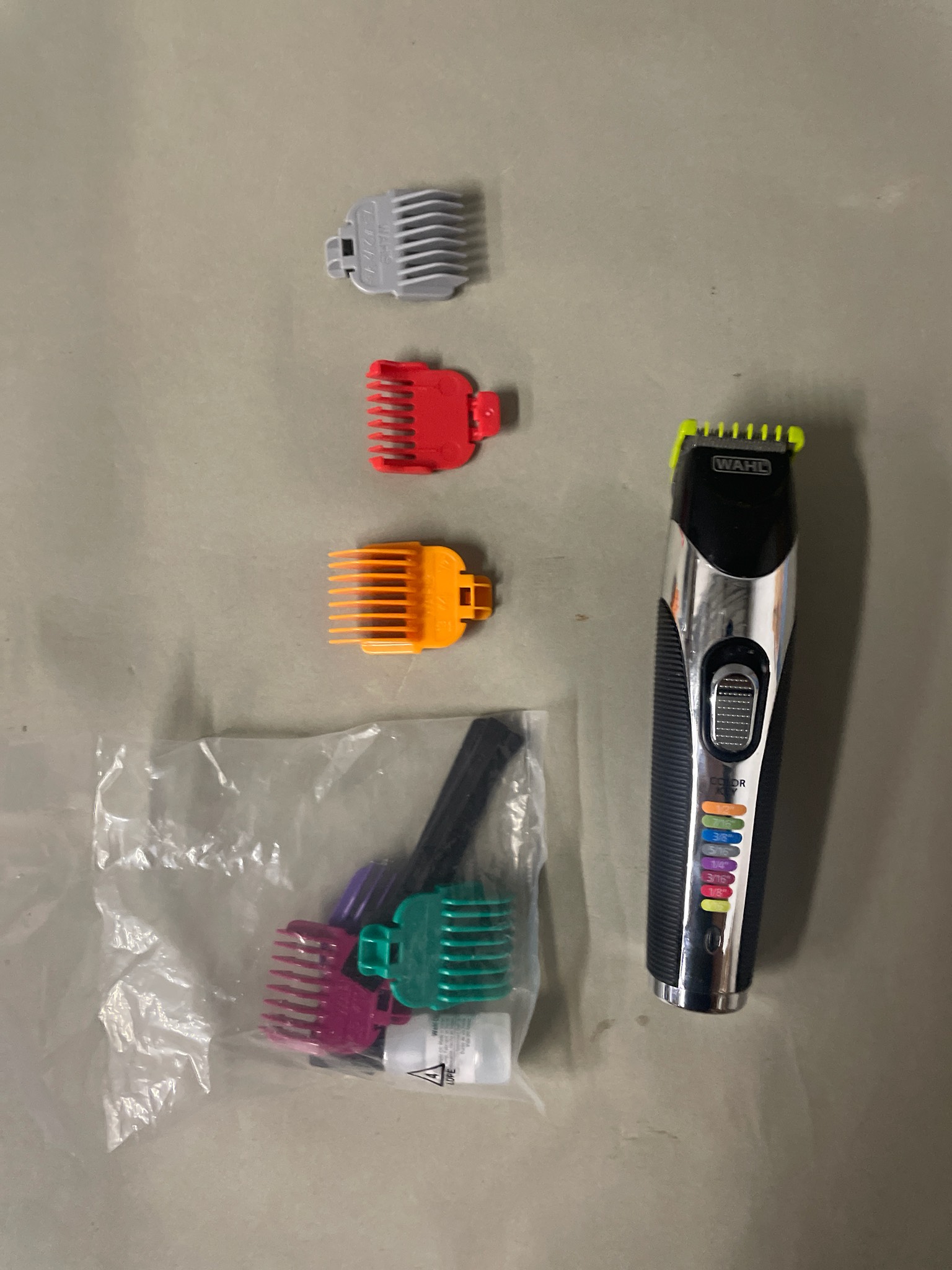 Wahl Black Chrome Electric Hair Trimmer