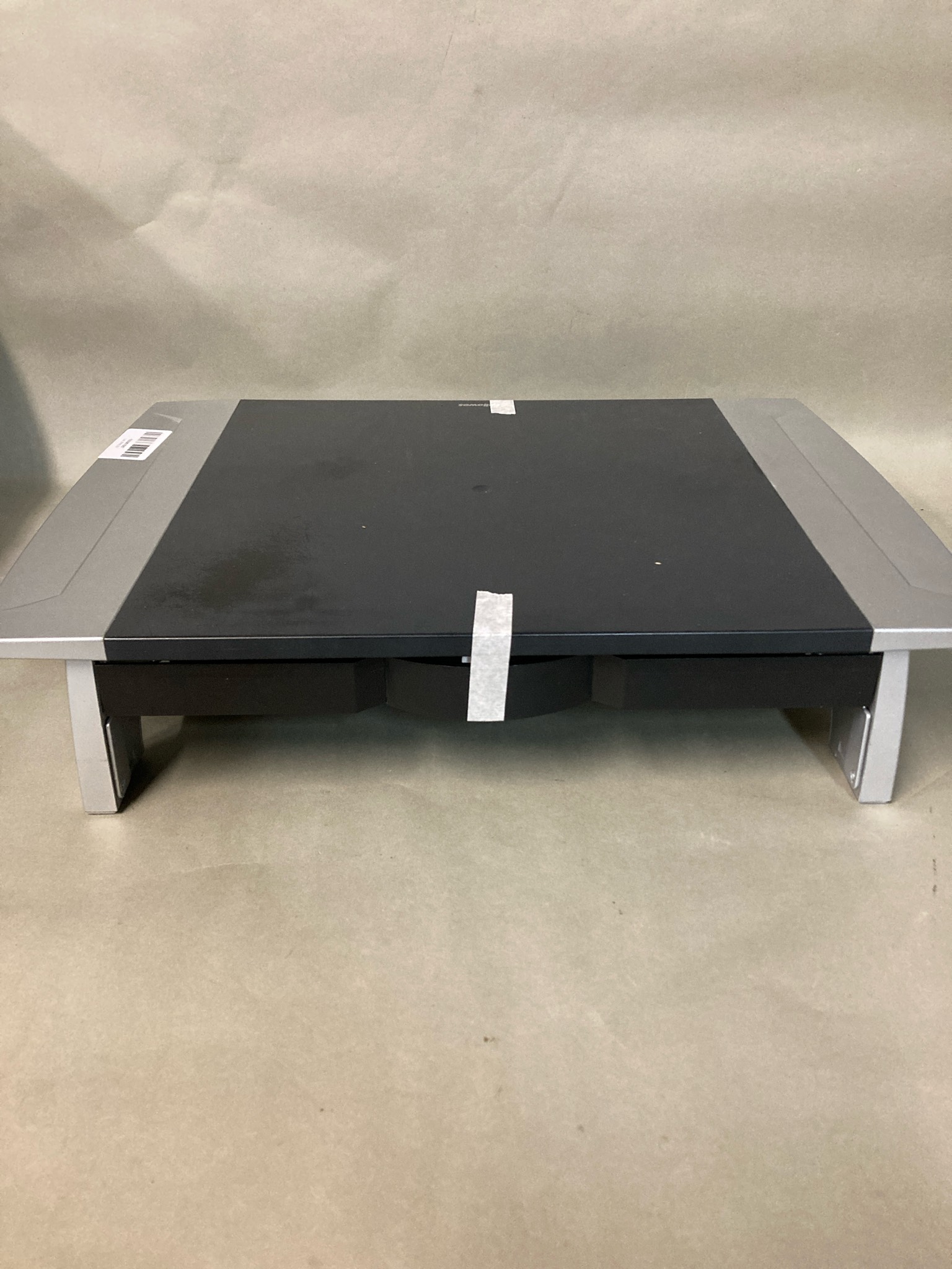 Black Plastic Monitor Riser