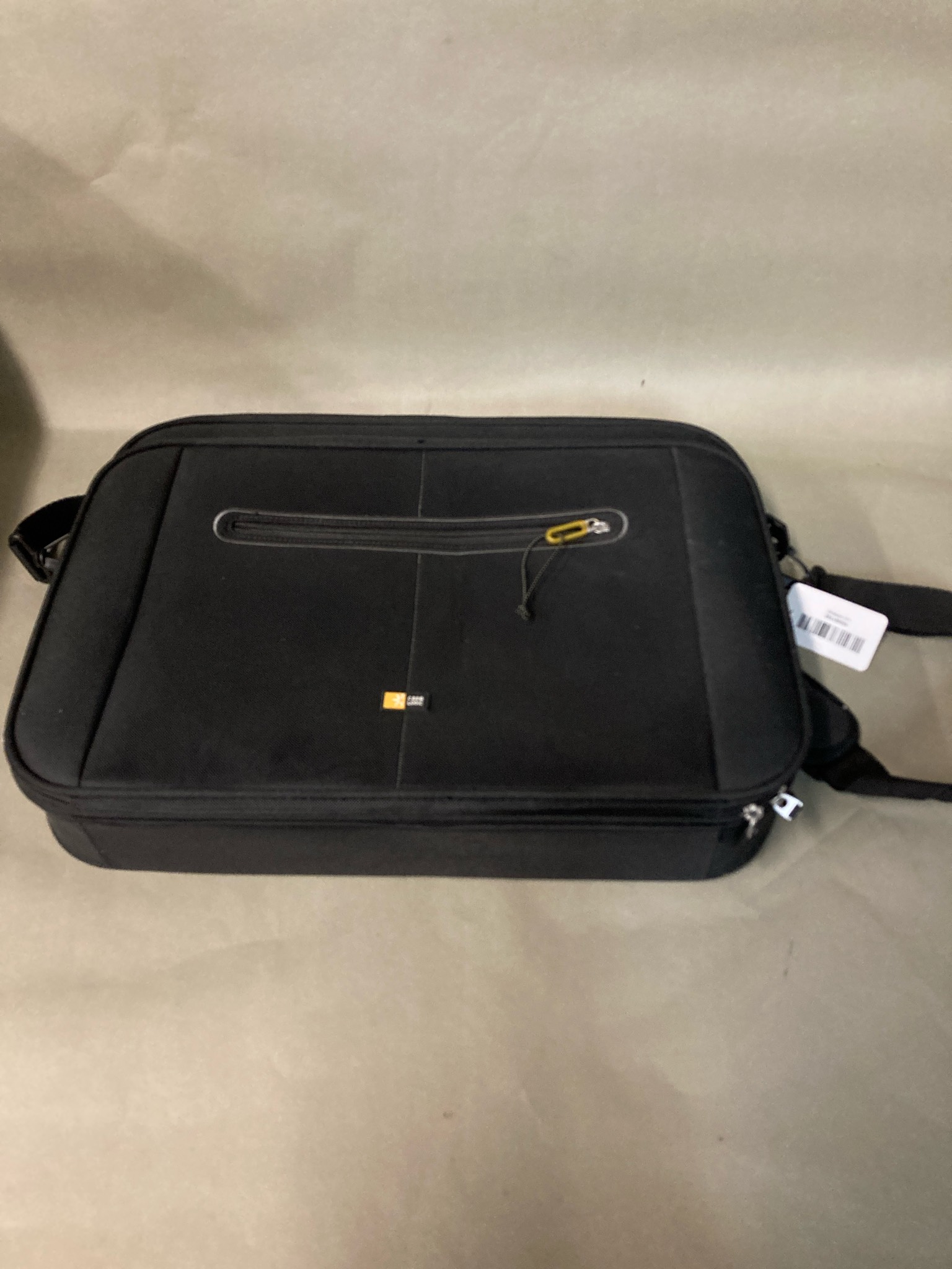 Black Padded Laptop Shoulder Bag