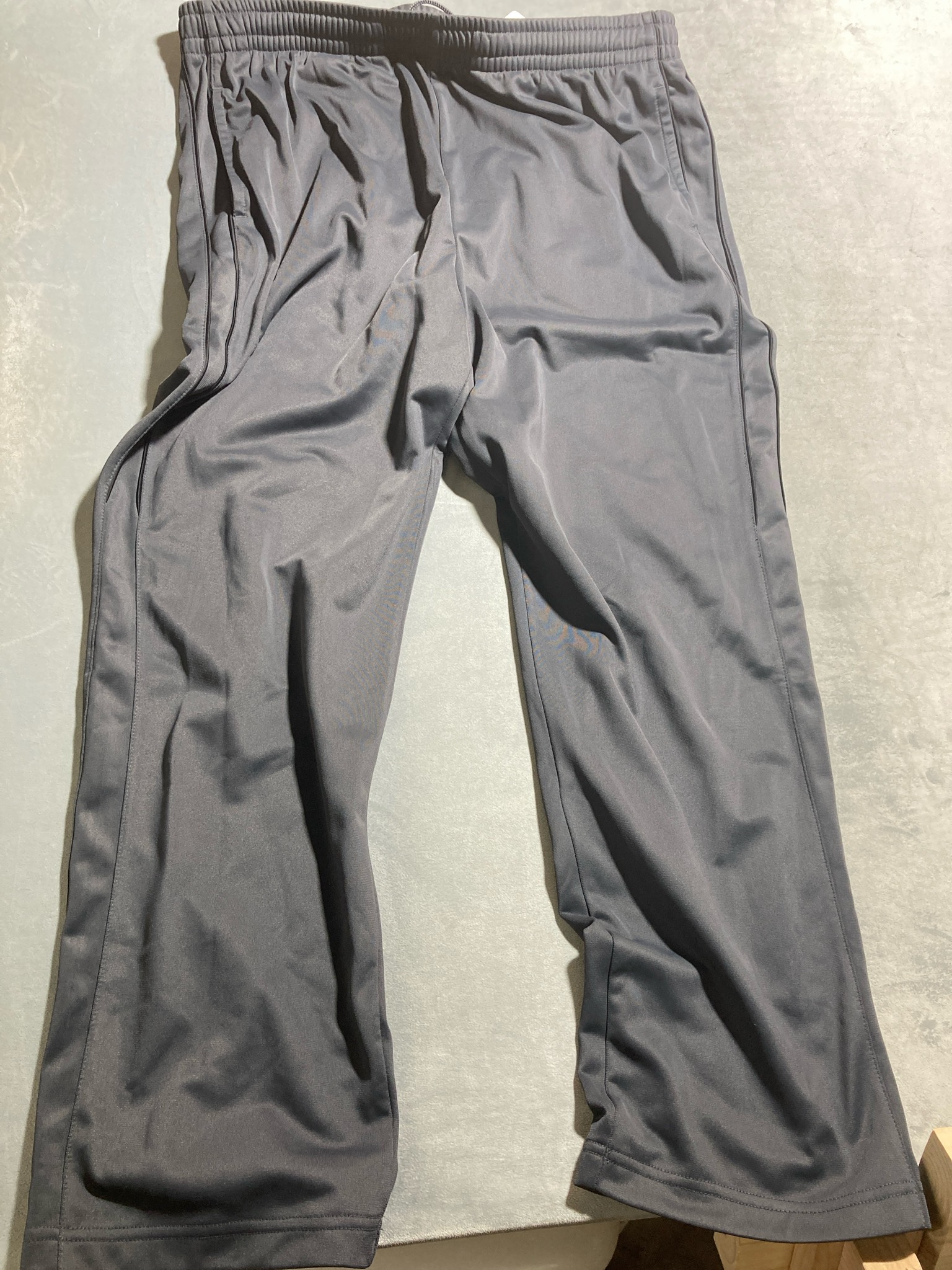 Tek Gear Charcoal Polyester Blend Athletic Pants Size XL