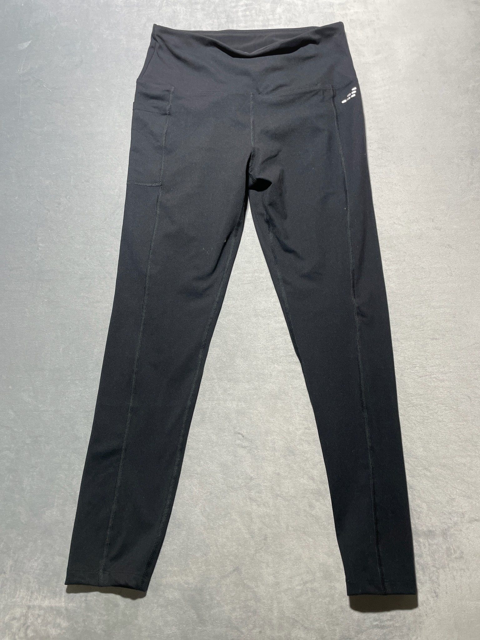 bcg Black Polyester-Spandex Leggings Size L