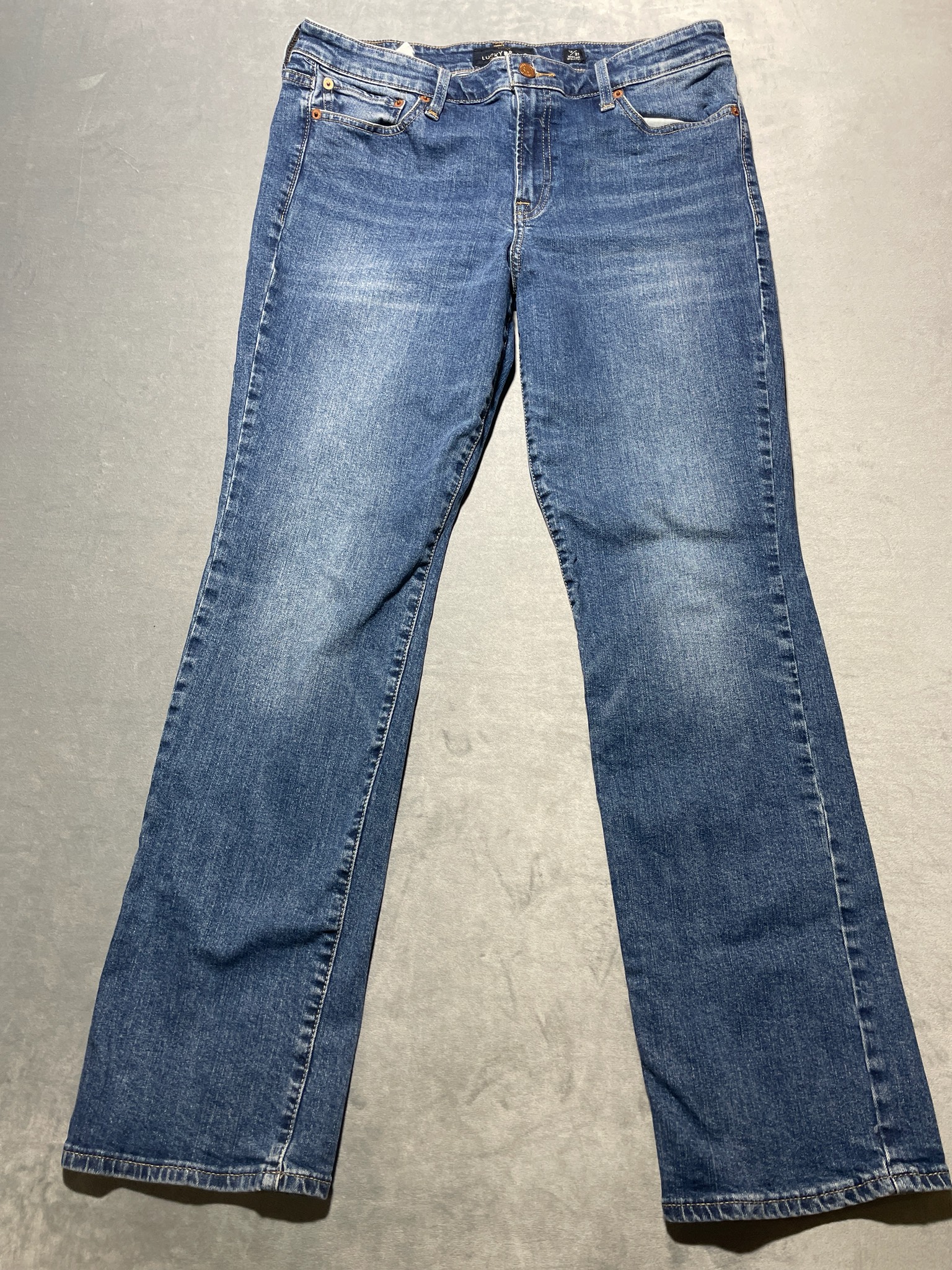 Lucky Brand Medium Blue Denim Jeans Size Size 12