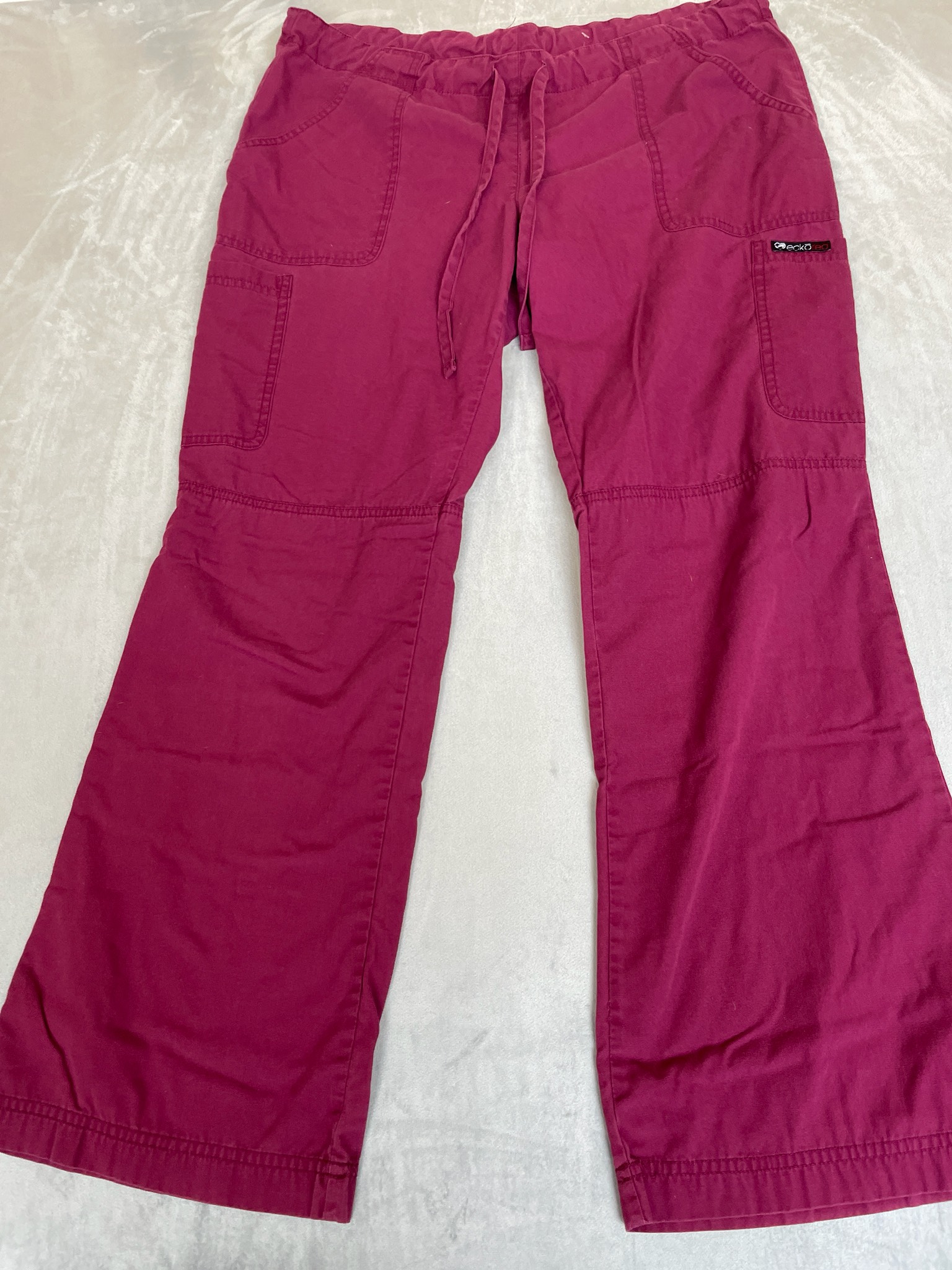 Ecko Red Magenta Cotton-Poly Cargo Pants Size Medium