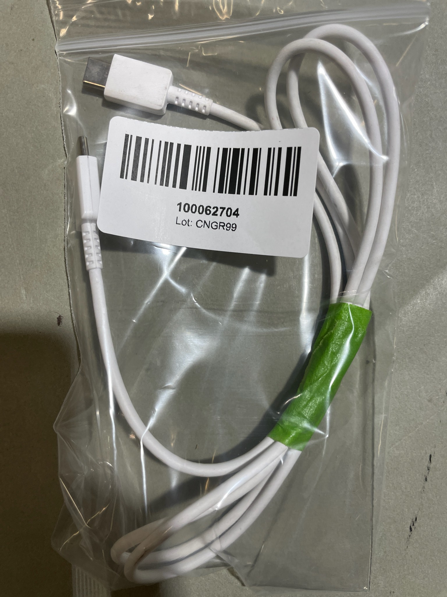 White Charging and Data Cable