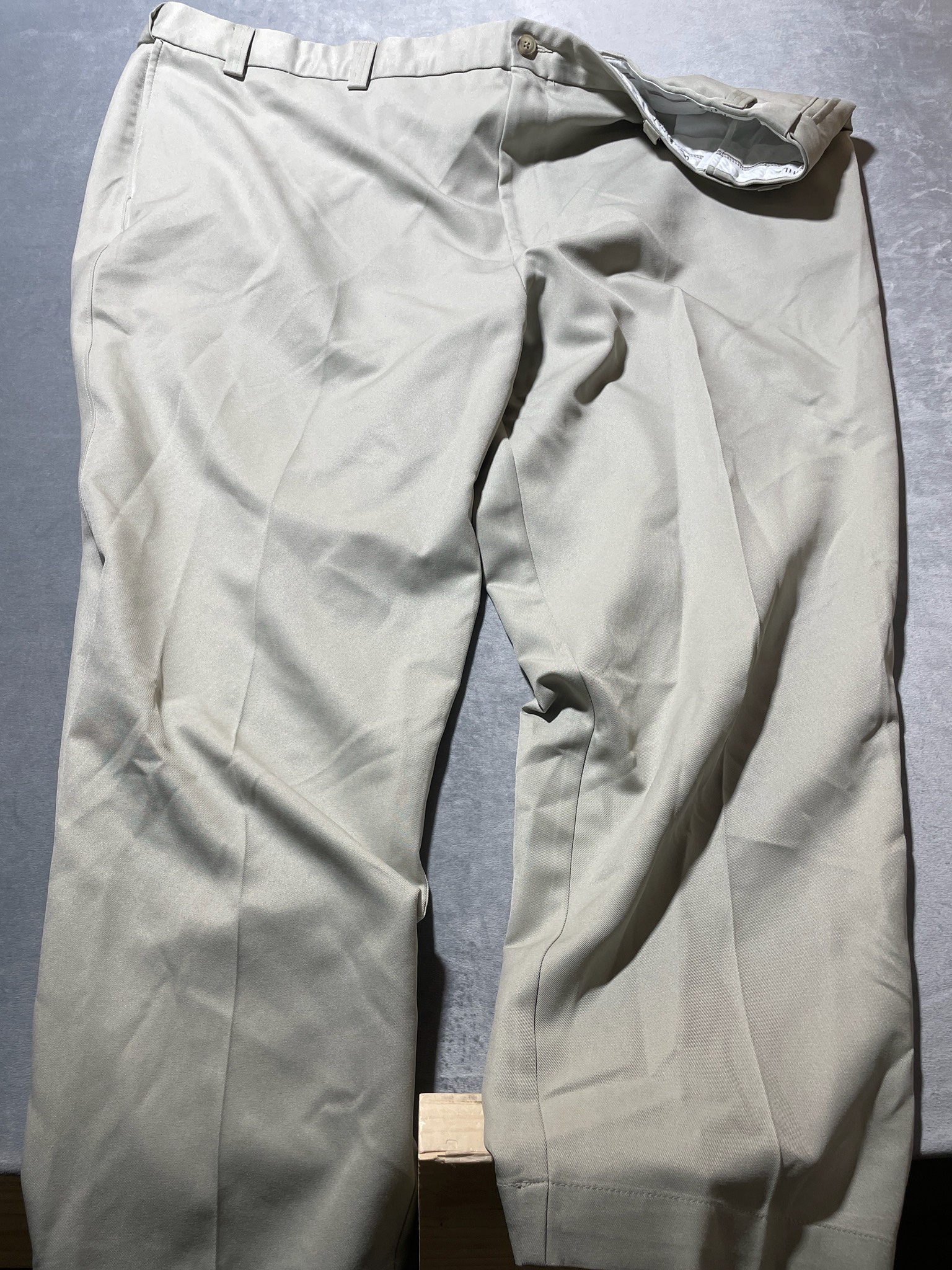 Oak Hill Light Khaki Twill Dress Pants size 56x30