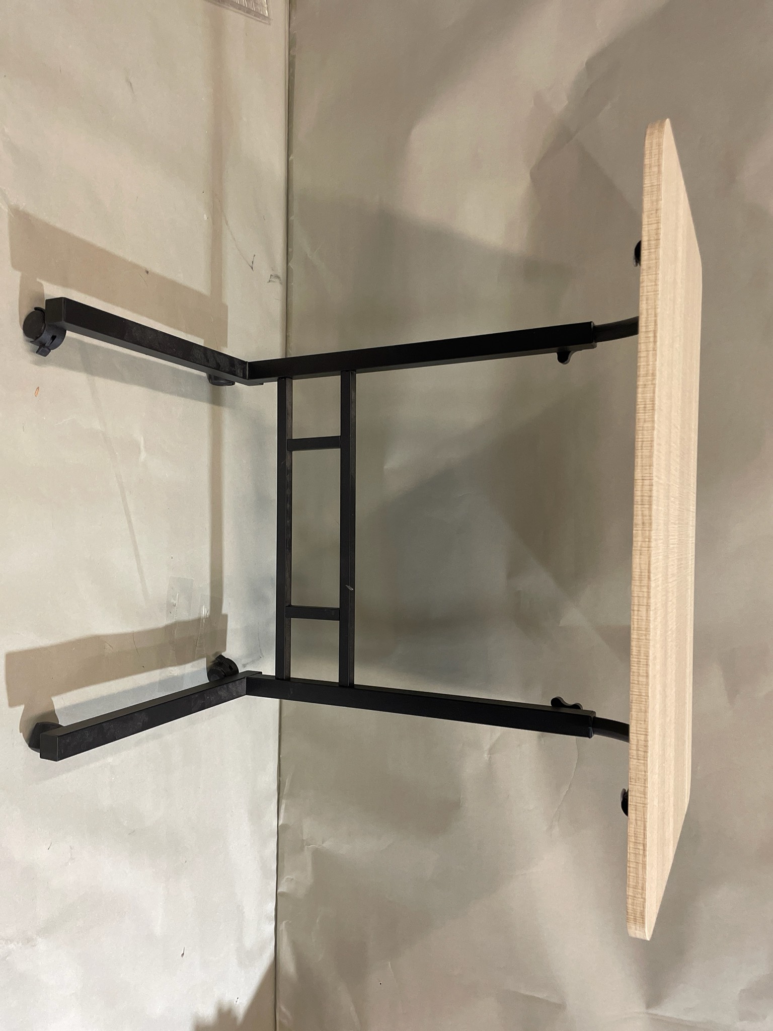 Light Wood Top Rolling Laptop Table
