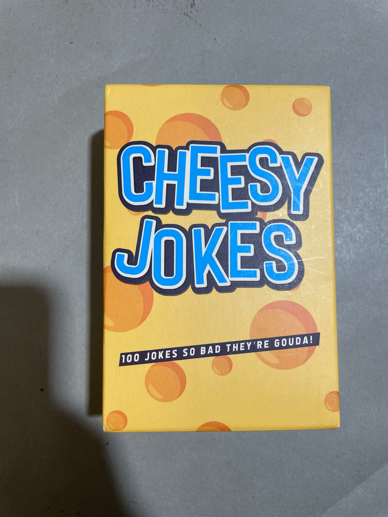 Gift Republic Yellow Cheesy Jokes Card Set
