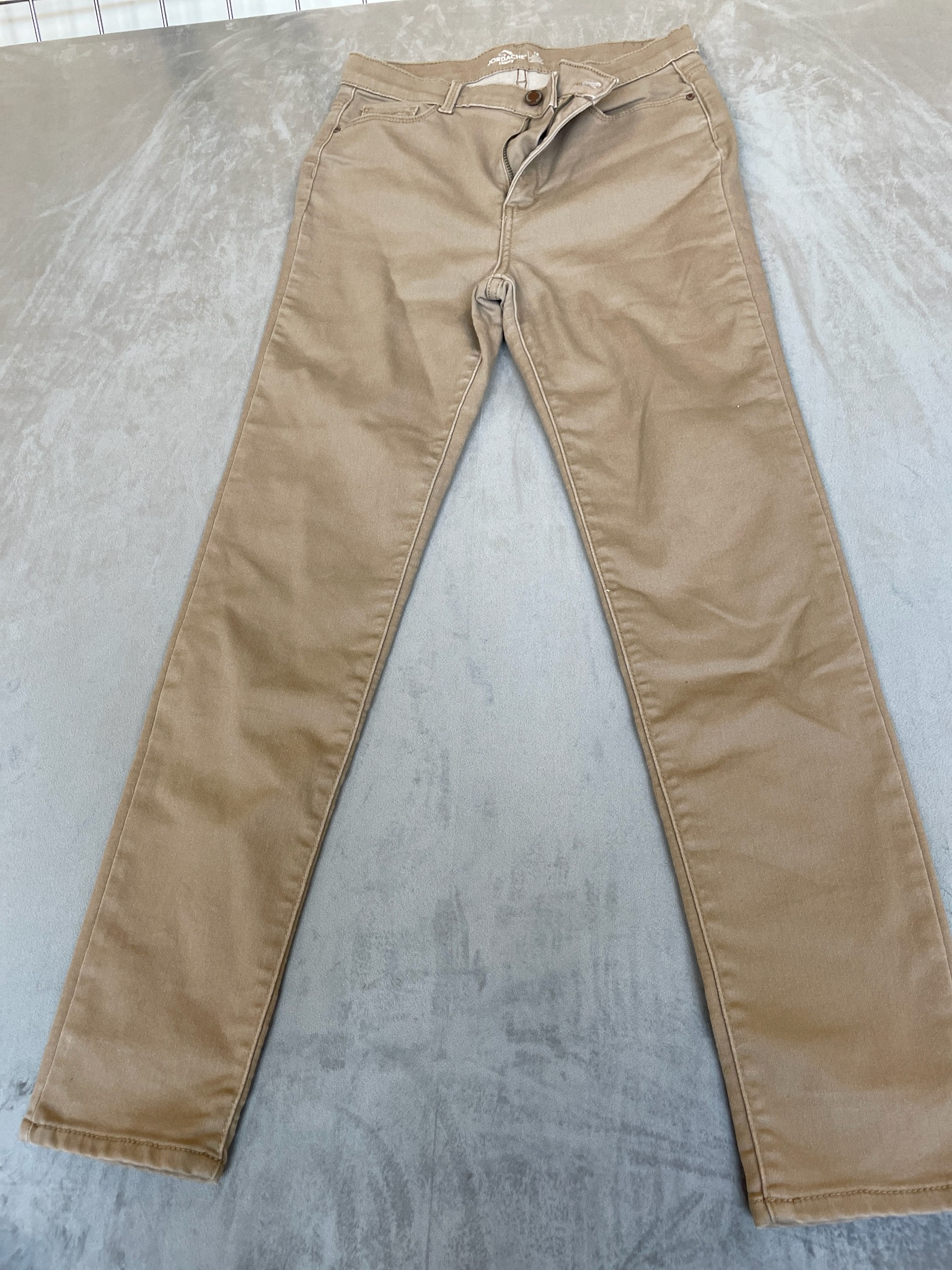 Jordache Tan Skinny pants size 18