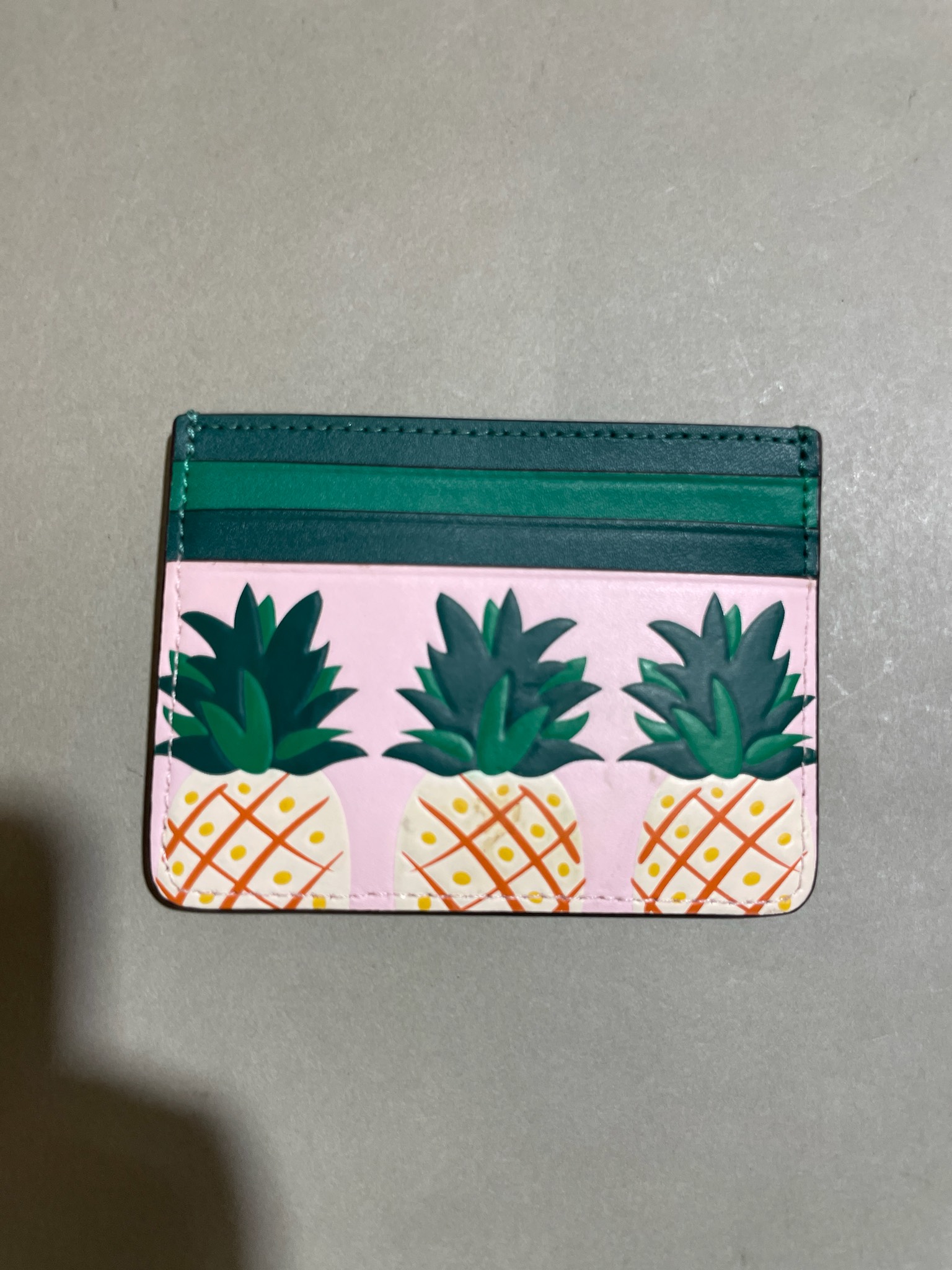 kate spade Pink Pineapple Card Holder