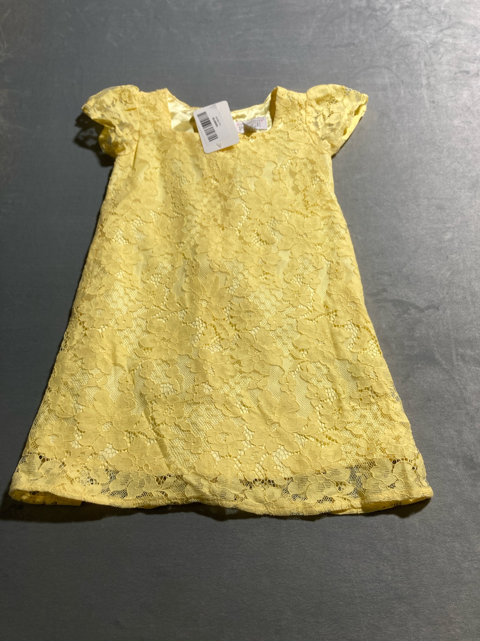 The Children's Place Yellow Lace Dress Size 3T