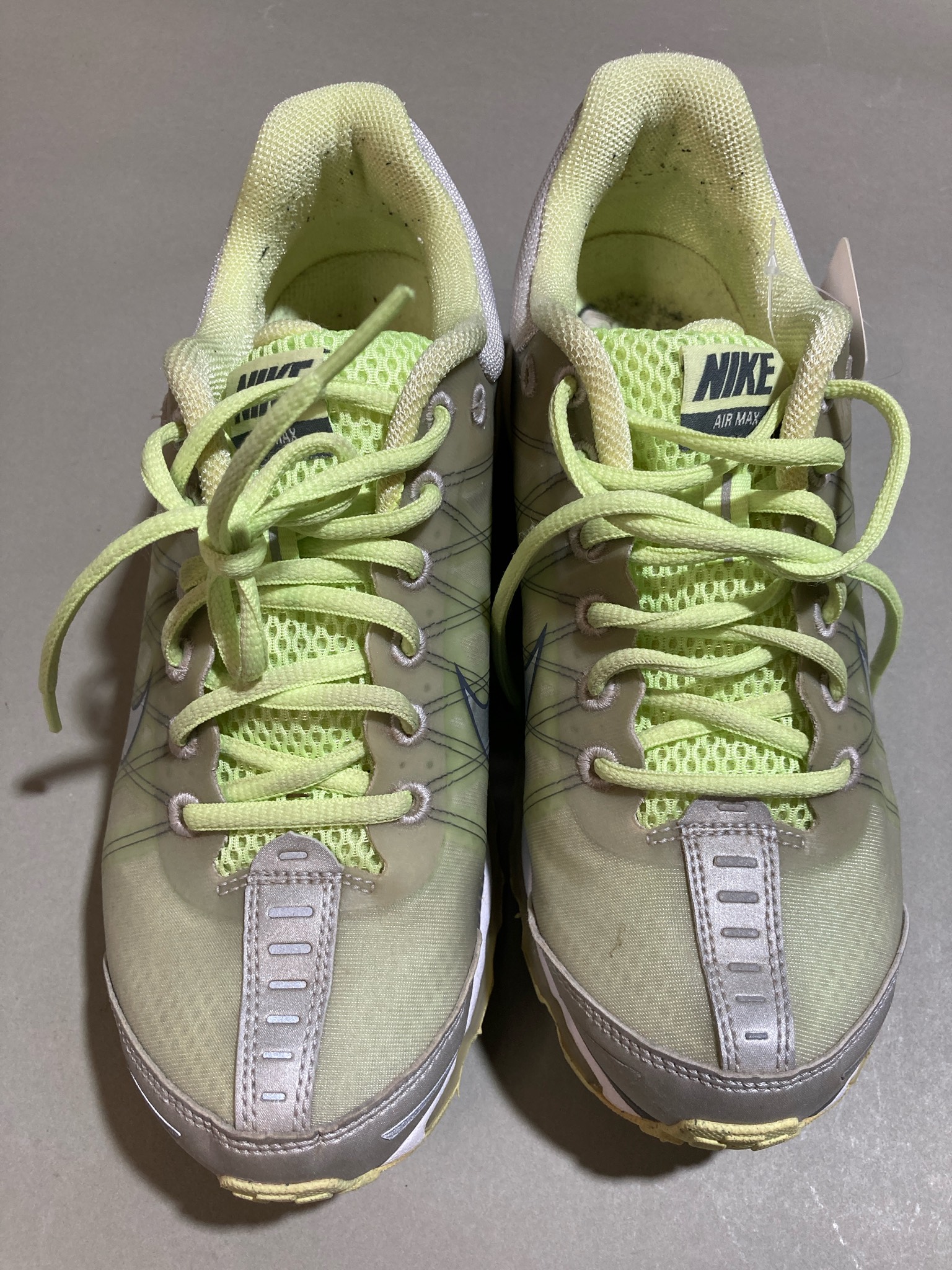 Nike Neon Yellow Running Sneakers Size US 7.5