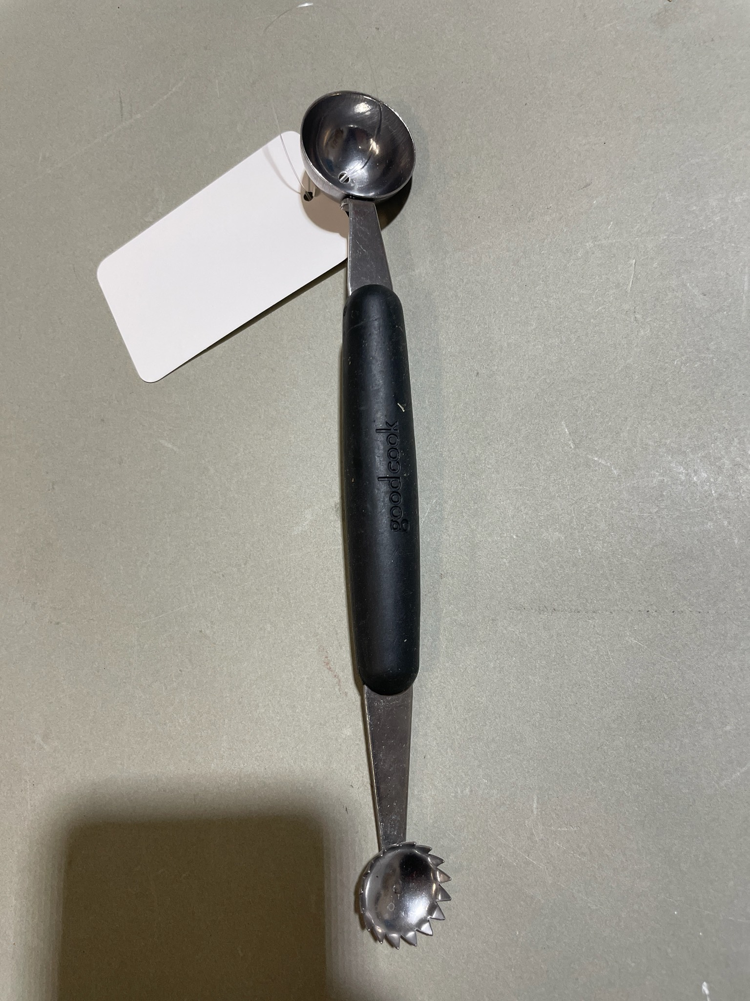 GoodCook Black and Silver Double-Ended Melon Baller