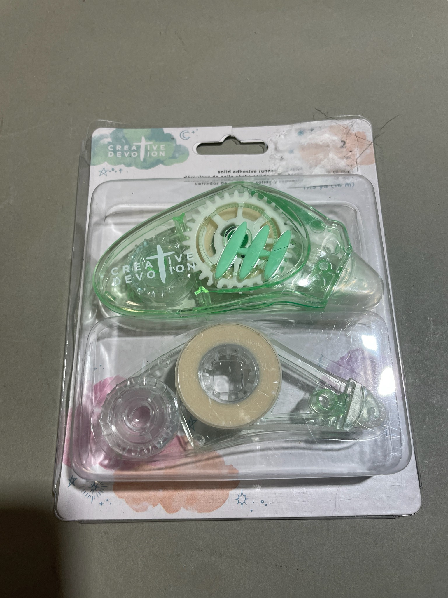 Creative Devotion Mint Green Refillable Adhesive Runner Kit