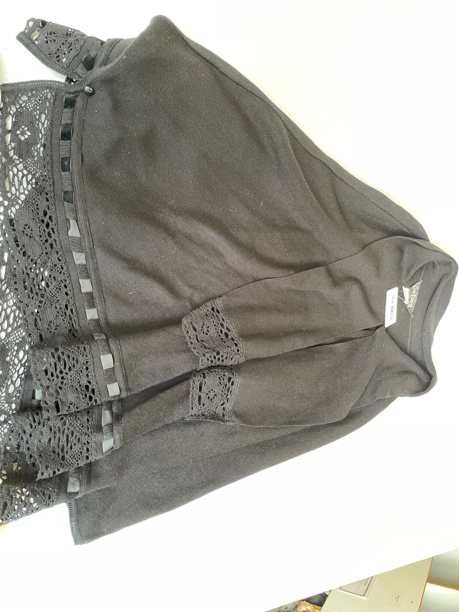 Oxford Black Acrylic Sweater
