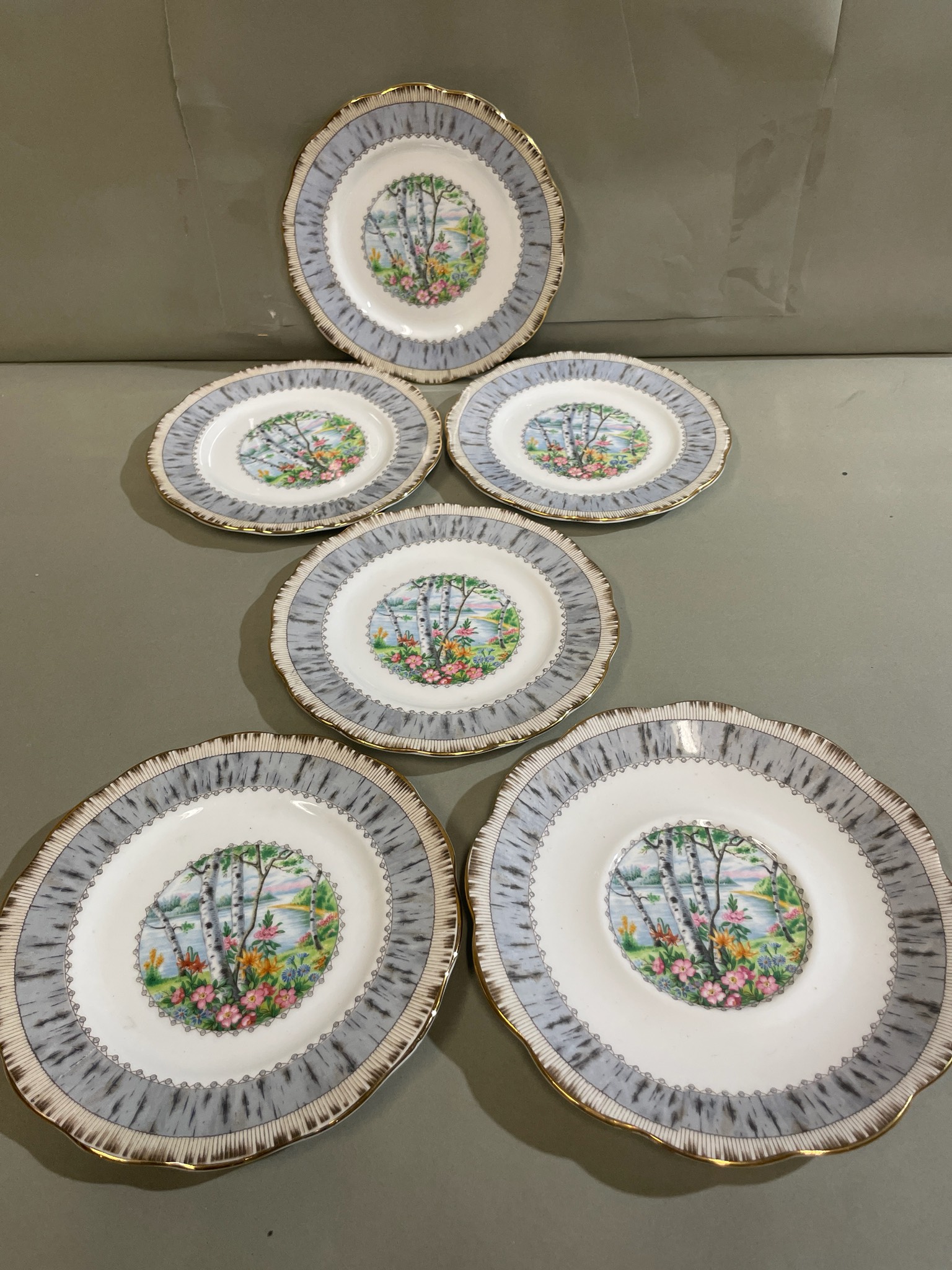 Royal Albert White Scalloped Salad Plate