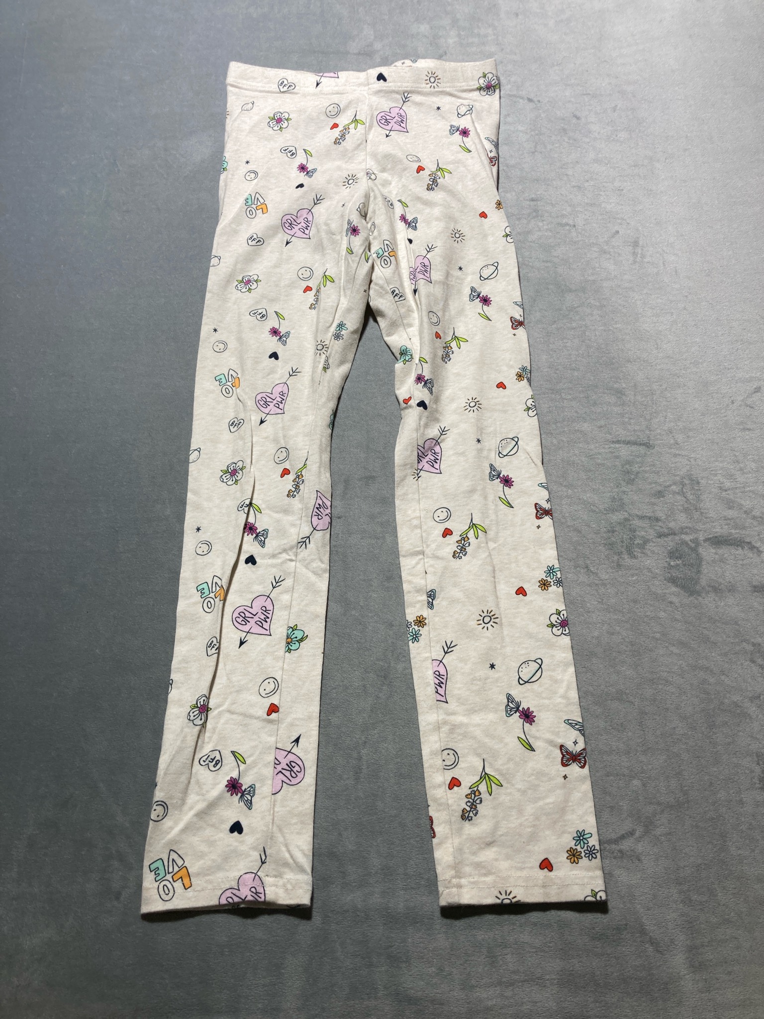 Old Navy Cream Multicolor Pajama Pants Size XL (14-16)