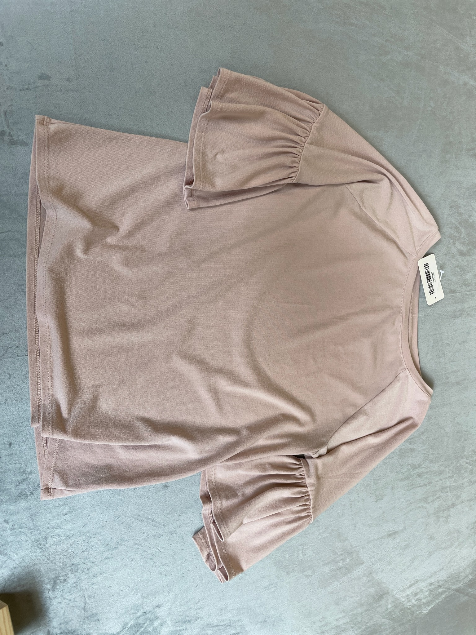 Worthington Dusty Pink Textured Knit Top Size S