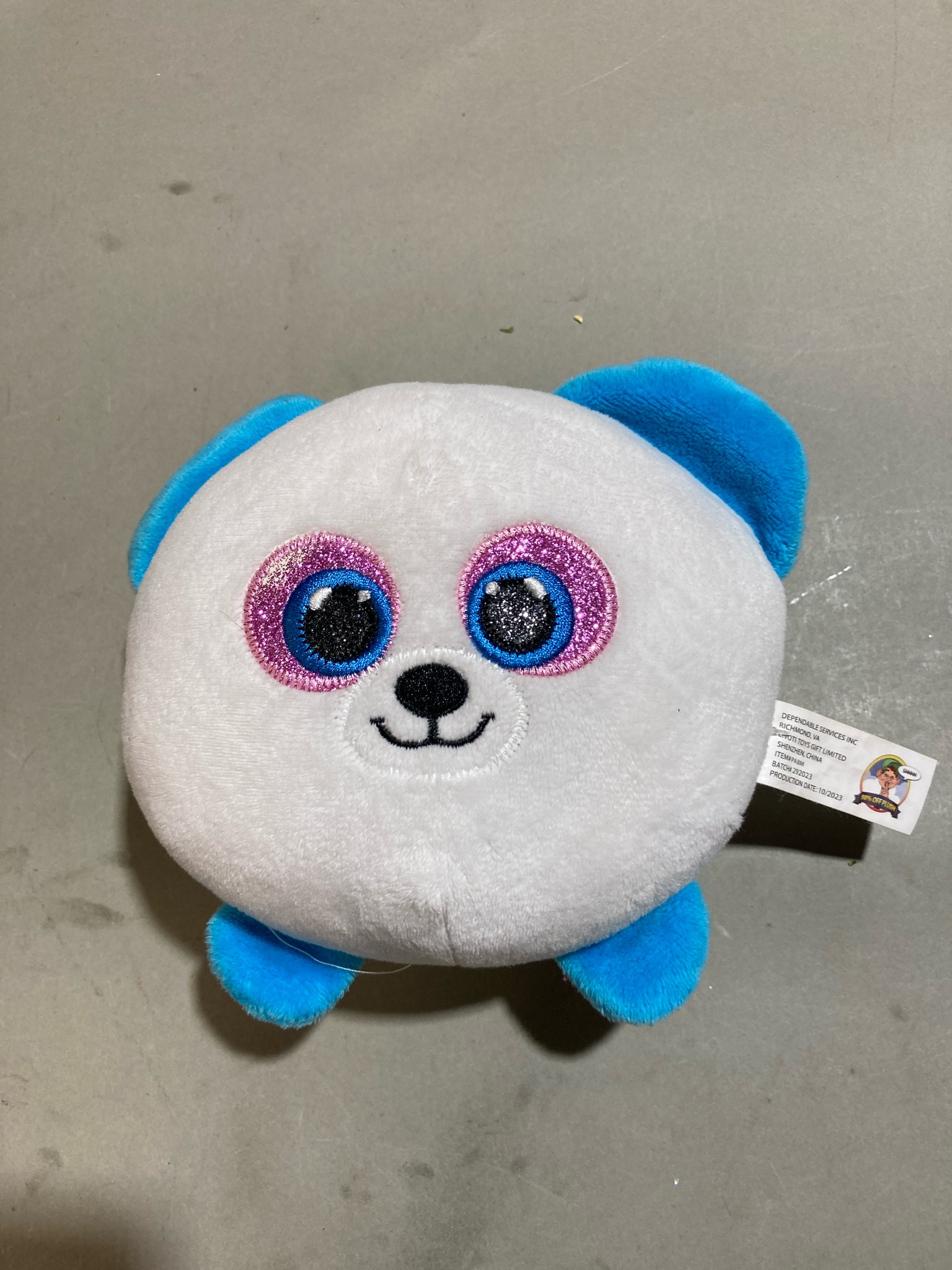 Dependable Services Inc. White Plush Stuffed Animal