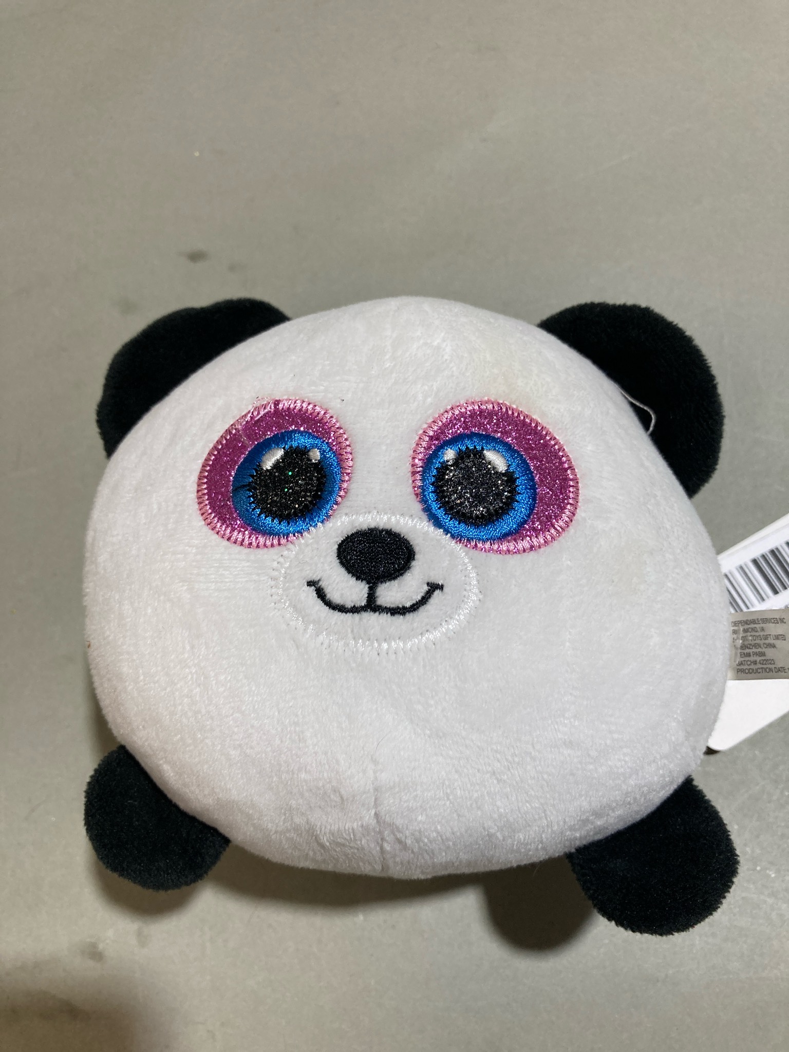 White and Black Plush Panda