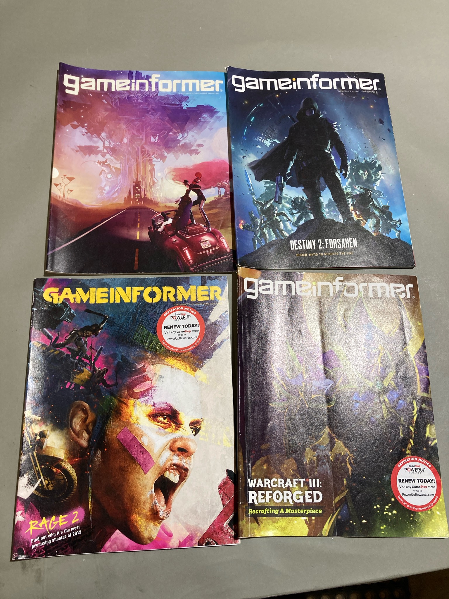 Game Informer Multicolor Video Game Magazines