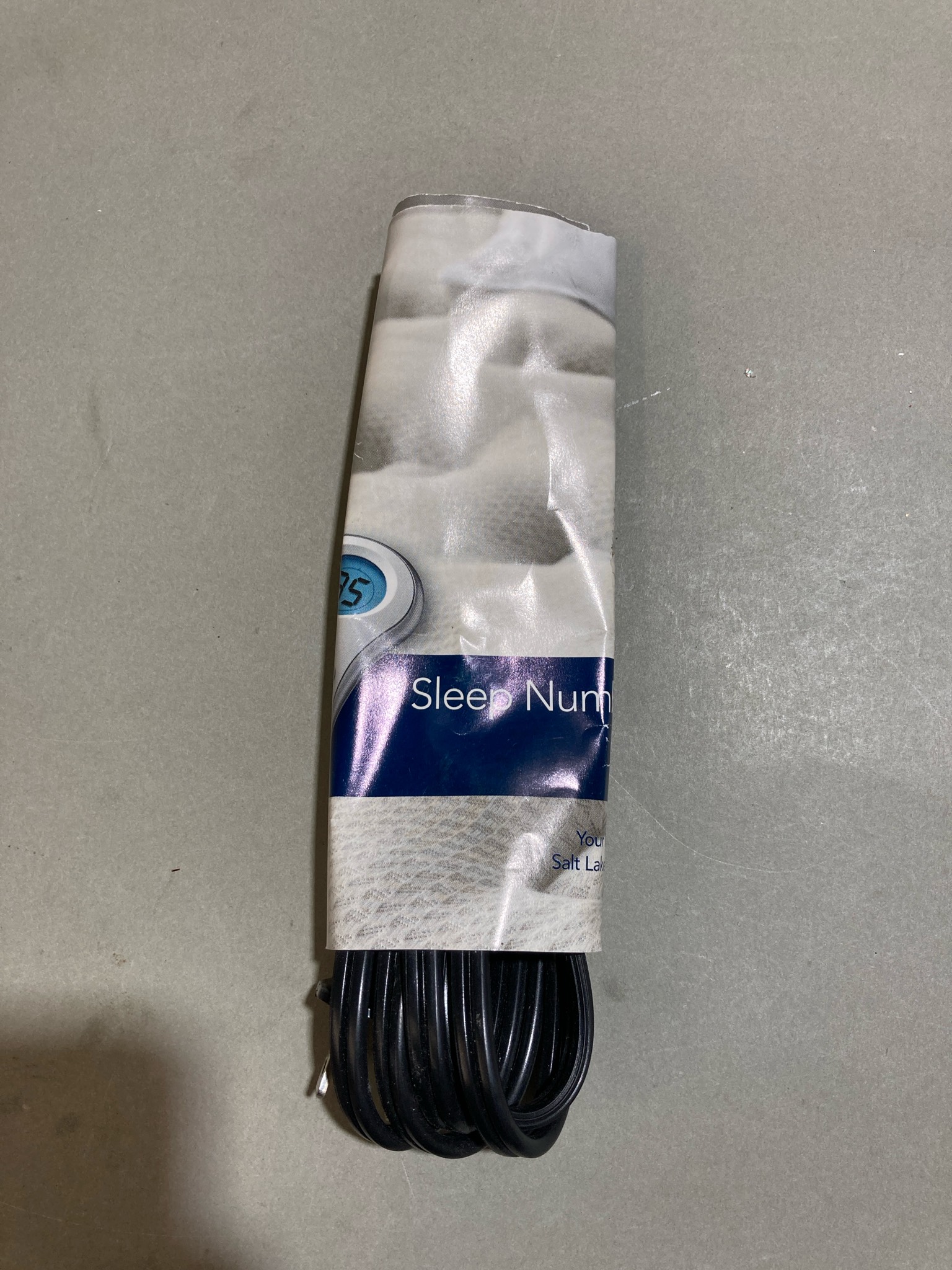 Sleep Num Black Coiled AC Power Cord