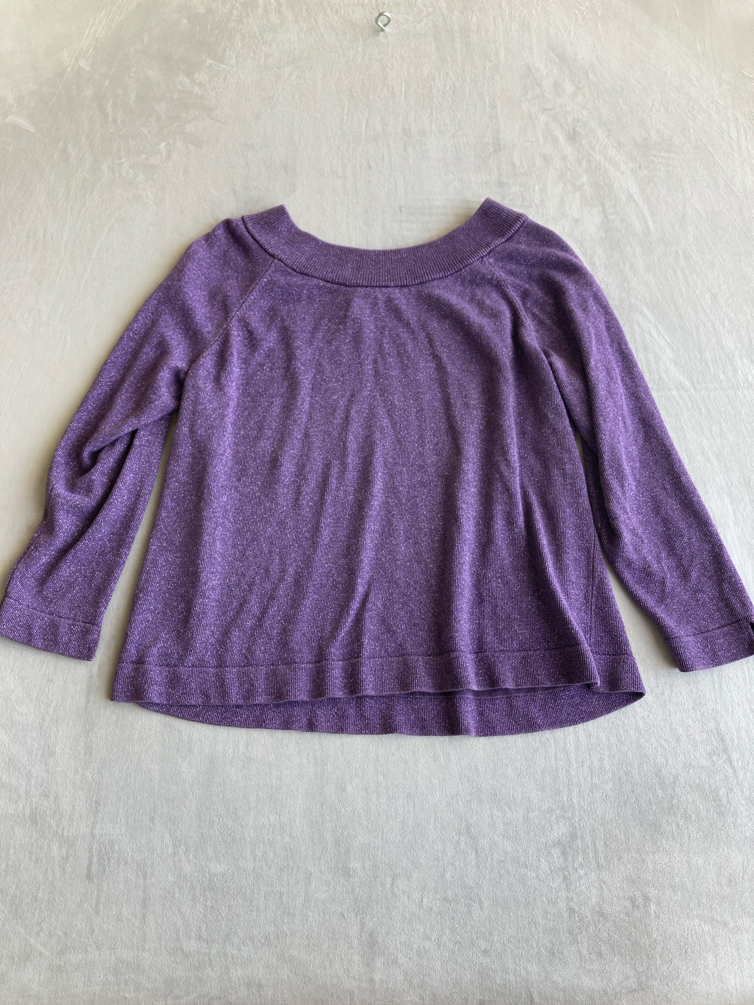 Judith Hart Purple Silk-Blend Sweater Size 2X