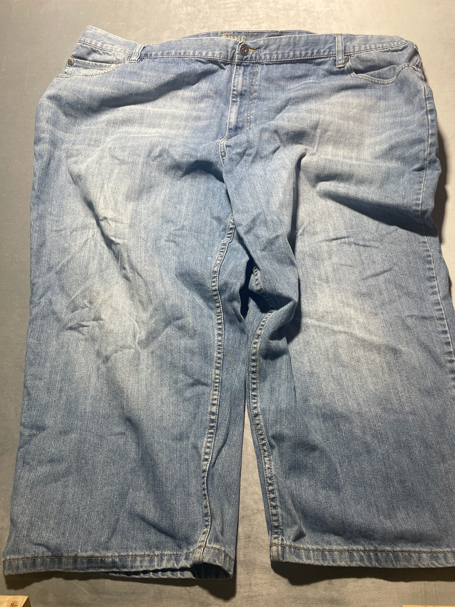 True Nation light blue cotton jeans size 56x28