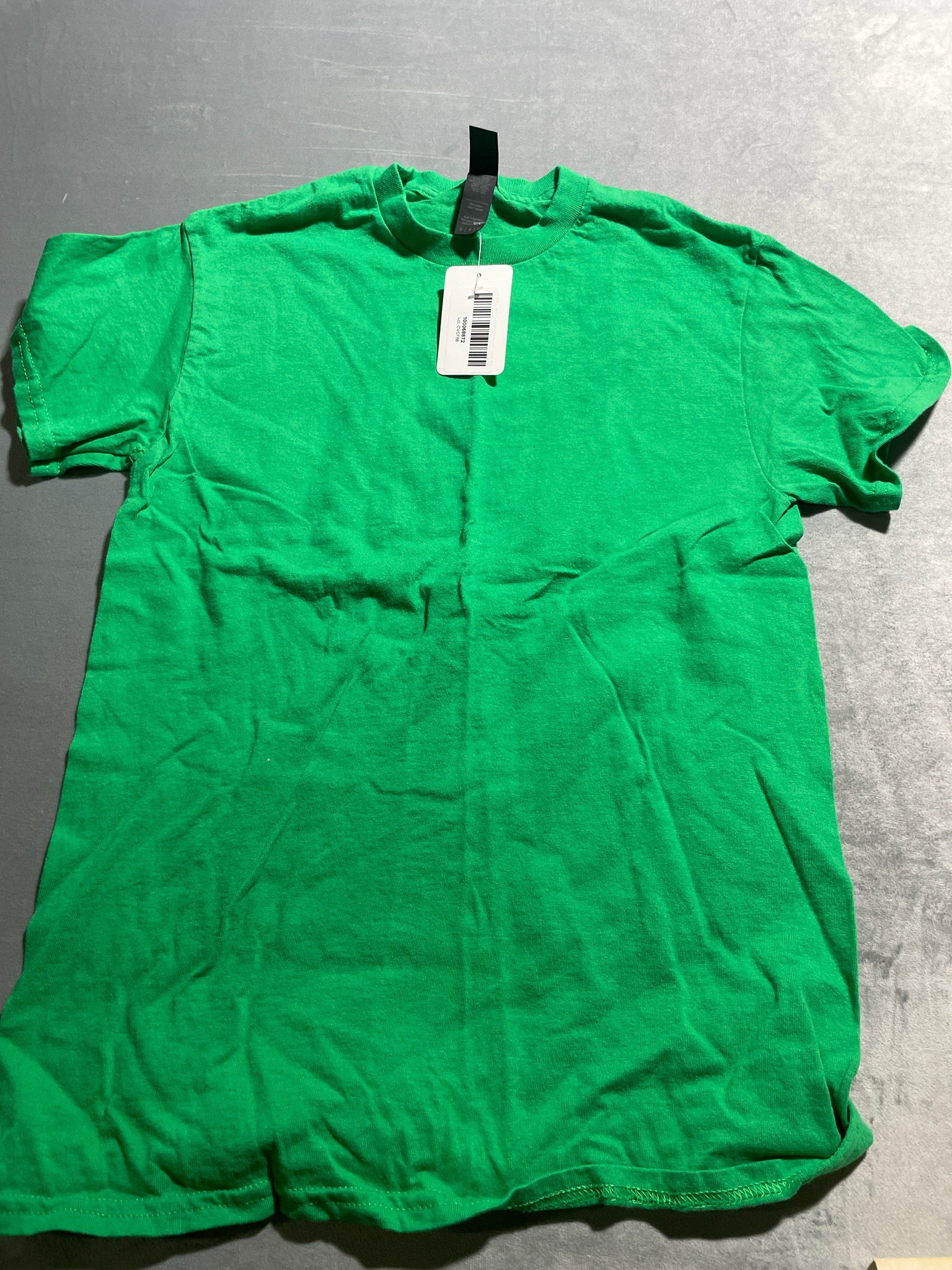 Gildan Green Cotton T-Shirt Size Small
