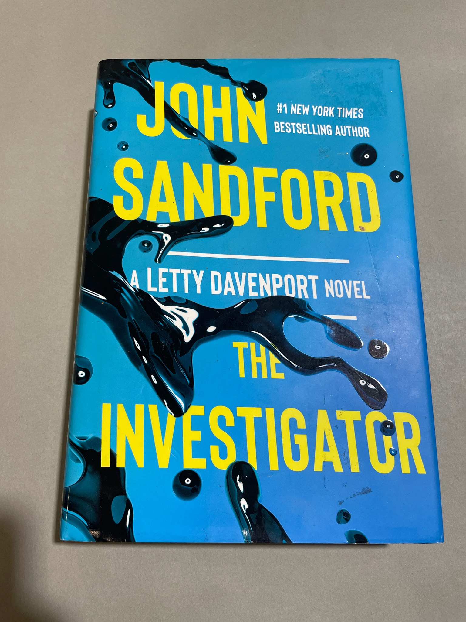 John Sandford The Investigator Hardcover Book