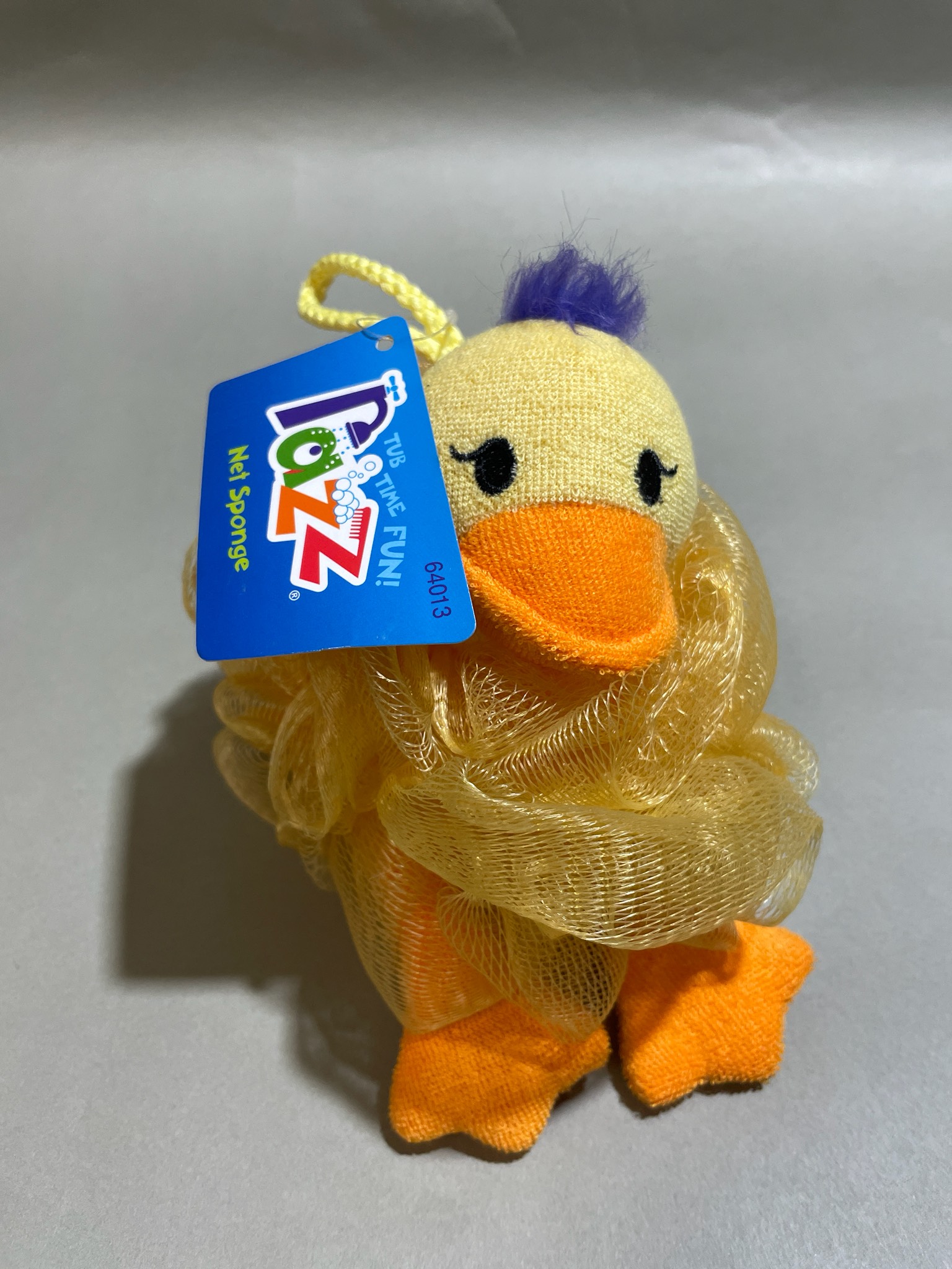 PAZZ Yellow Duck Bath Pouf