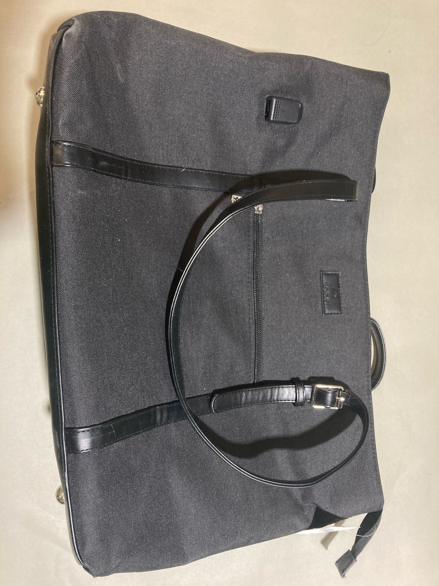 Relavel Black Canvas Laptop Tote