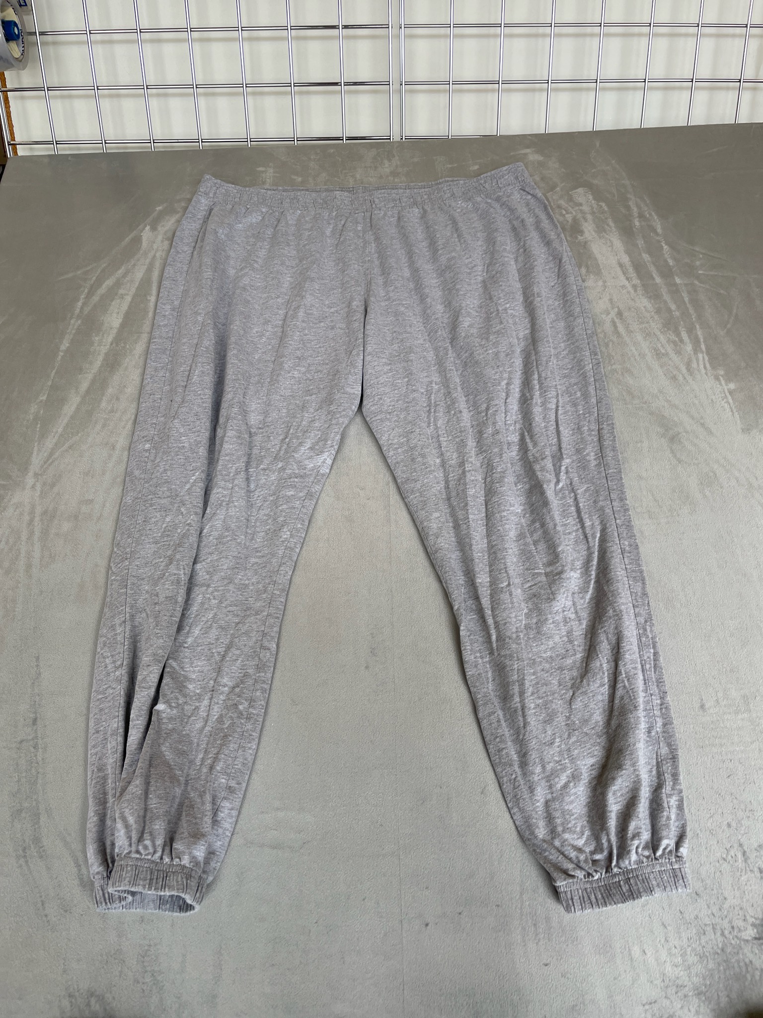 Light Heather Gray Knit Joggers Size XL